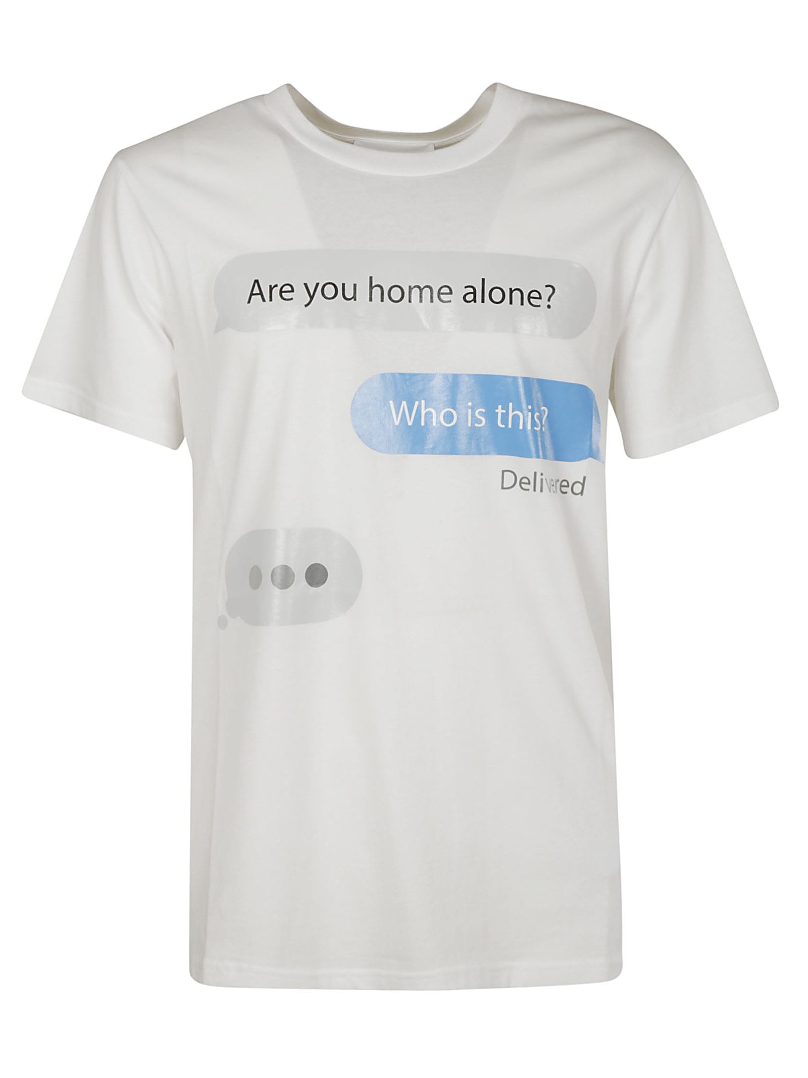 MOSCHINO ARE YOU HOME ALONE? T-SHIRT,11281093