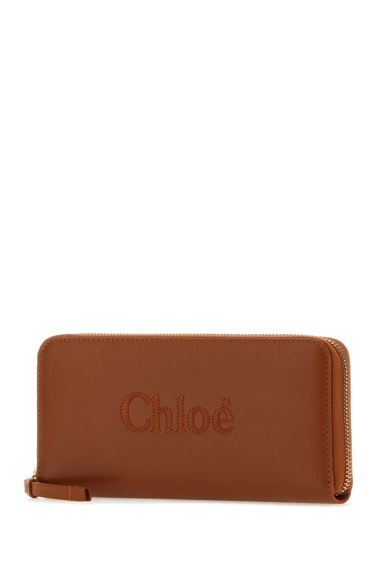 Shop Chloé Caramel Nappa Leather Wallet
