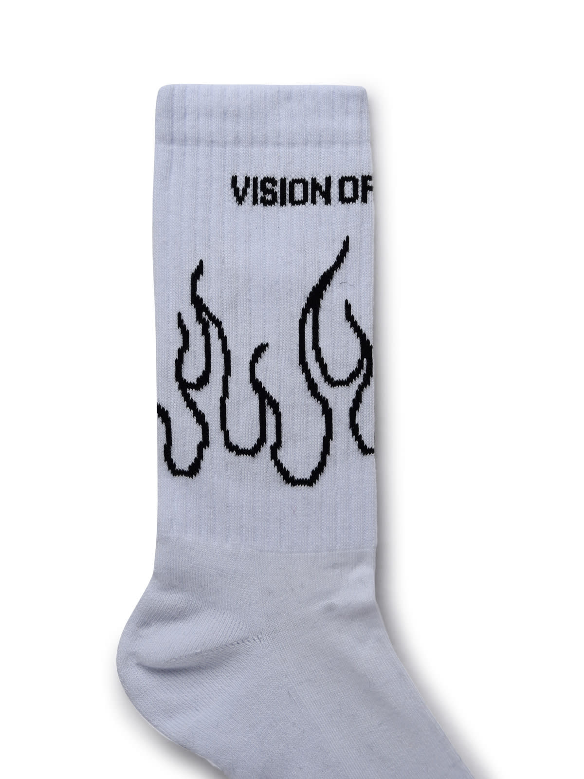 Shop Vision Of Super White And Black Cotton Socks
