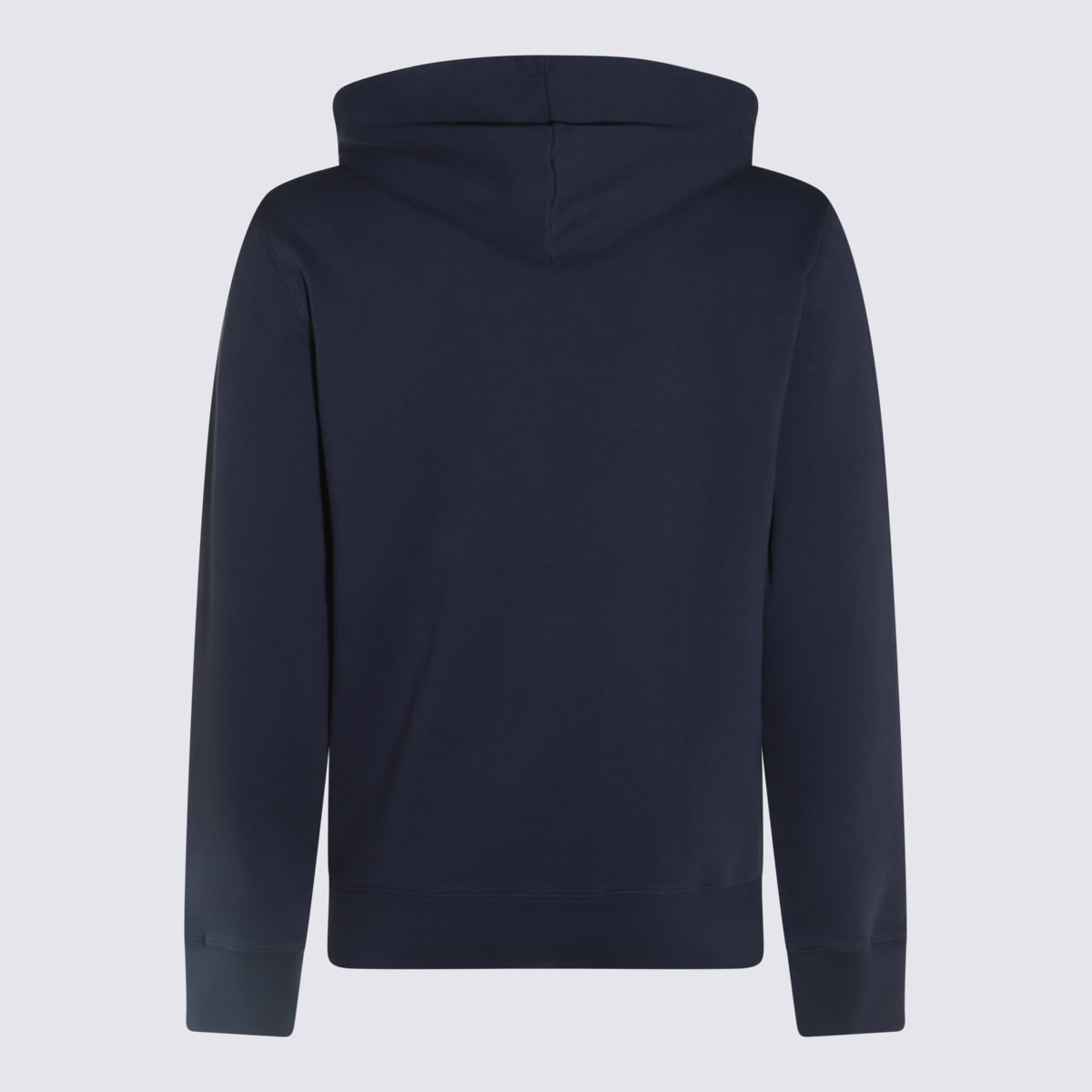 Shop Maison Kitsuné Dark Blue Cotton Sweatshirt