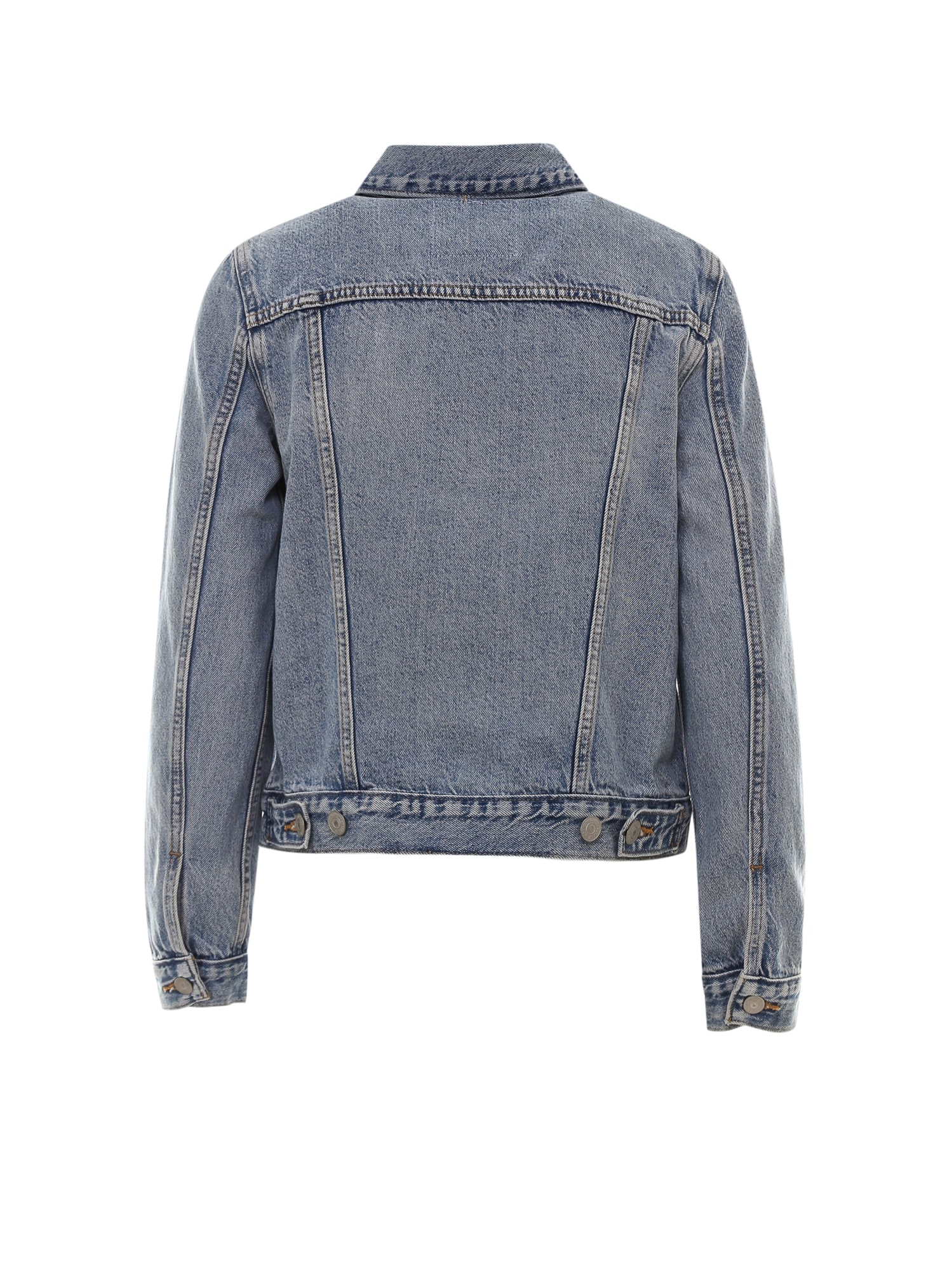 Shop Levi's Jacket In Blu Denim