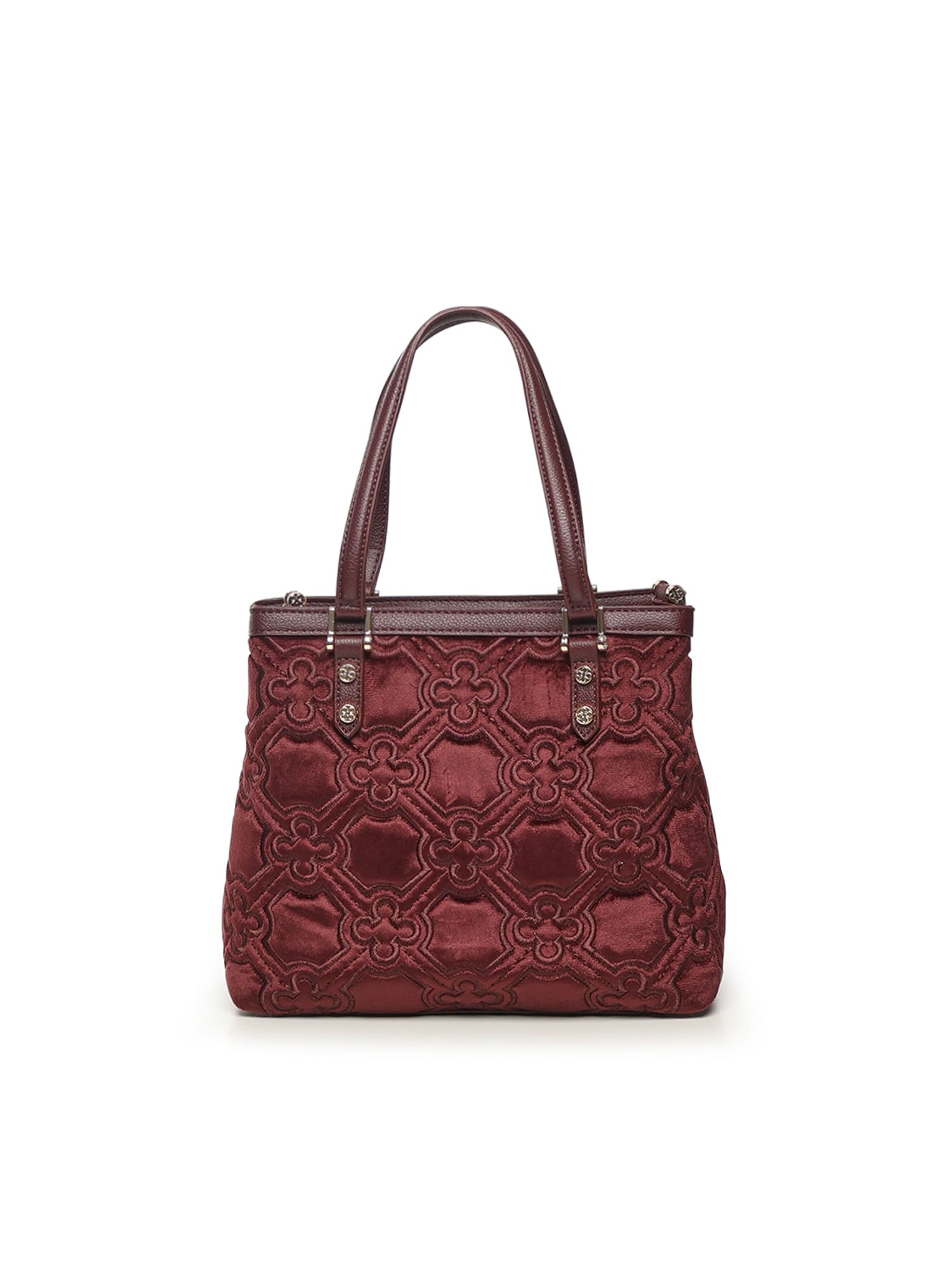 V73 Cate Shopping Bag In Burgundy