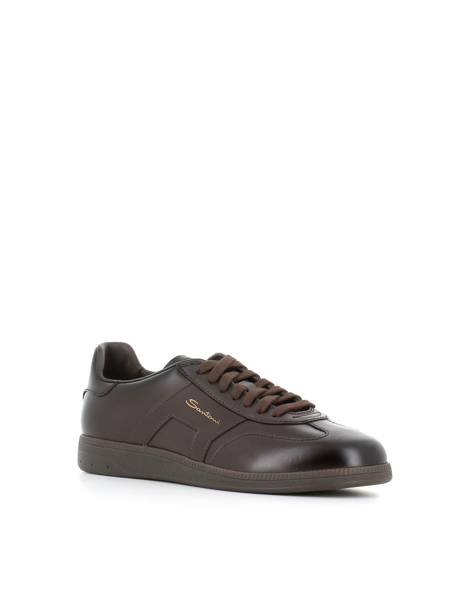 Santoni Sneaker Dbs Oly In Brown