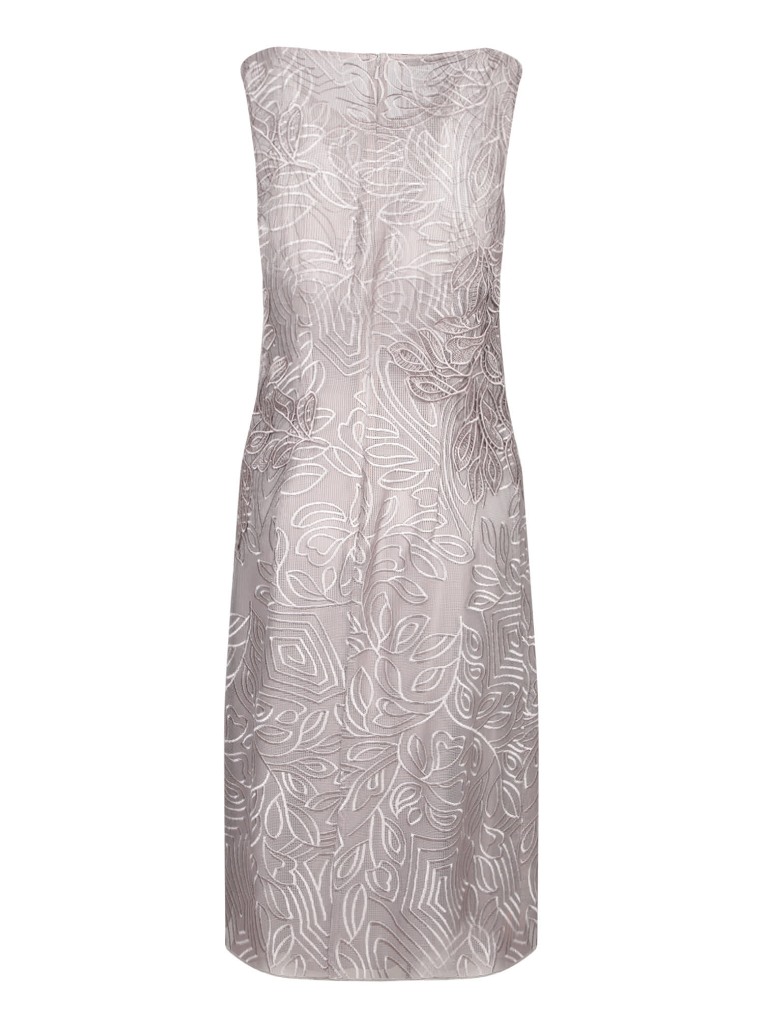 Alberta Ferretti Alberta Ferreti Macrame Foliage Midi Dress