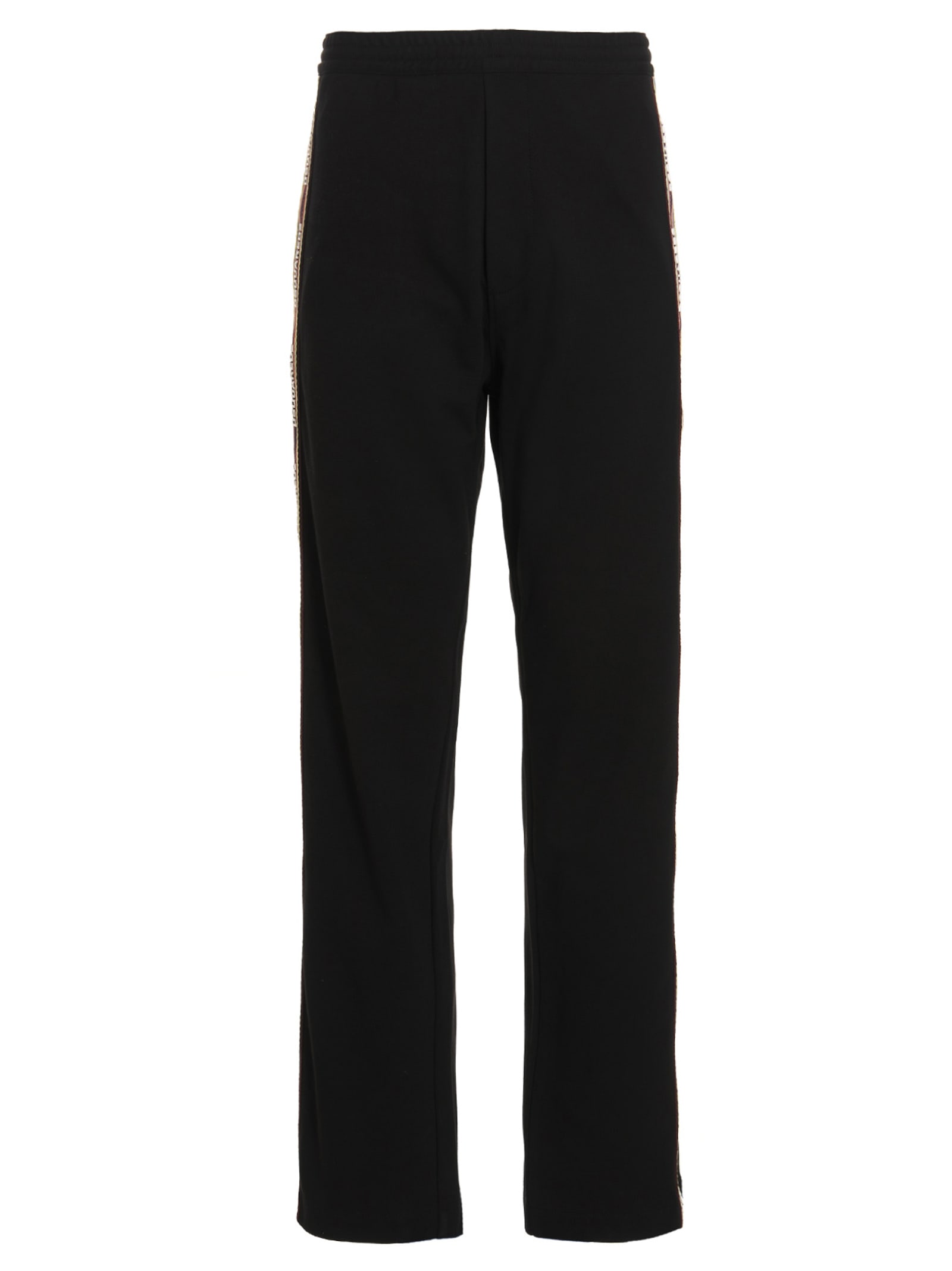 Shop Dsquared2 Side Band Joggers In Black