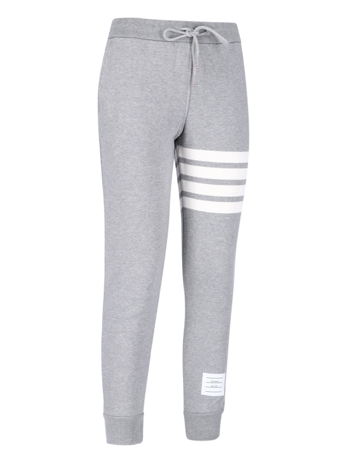 Shop Thom Browne 4-bar Sporty Pants In Gray