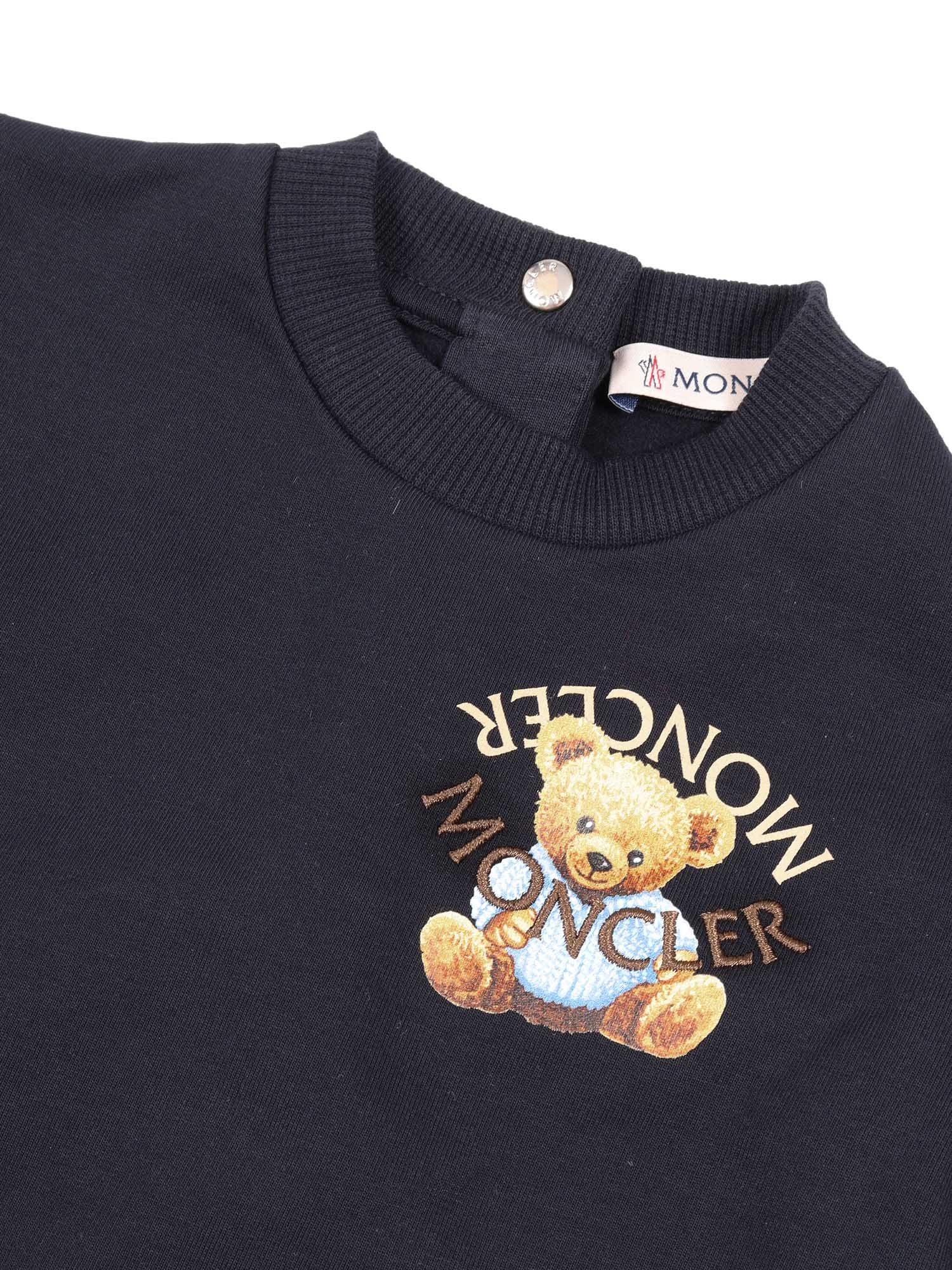 Moncler Knitwear Clothing Ensemble In Blue