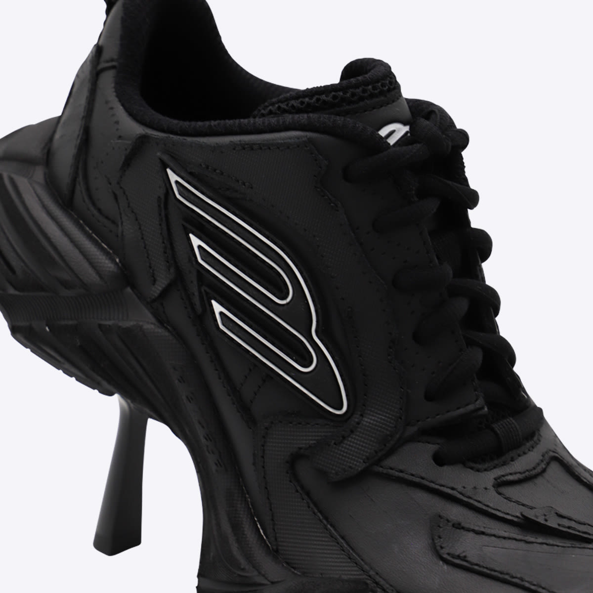 Balenciaga Monday Heels In Cowskin And Polyester Shoes