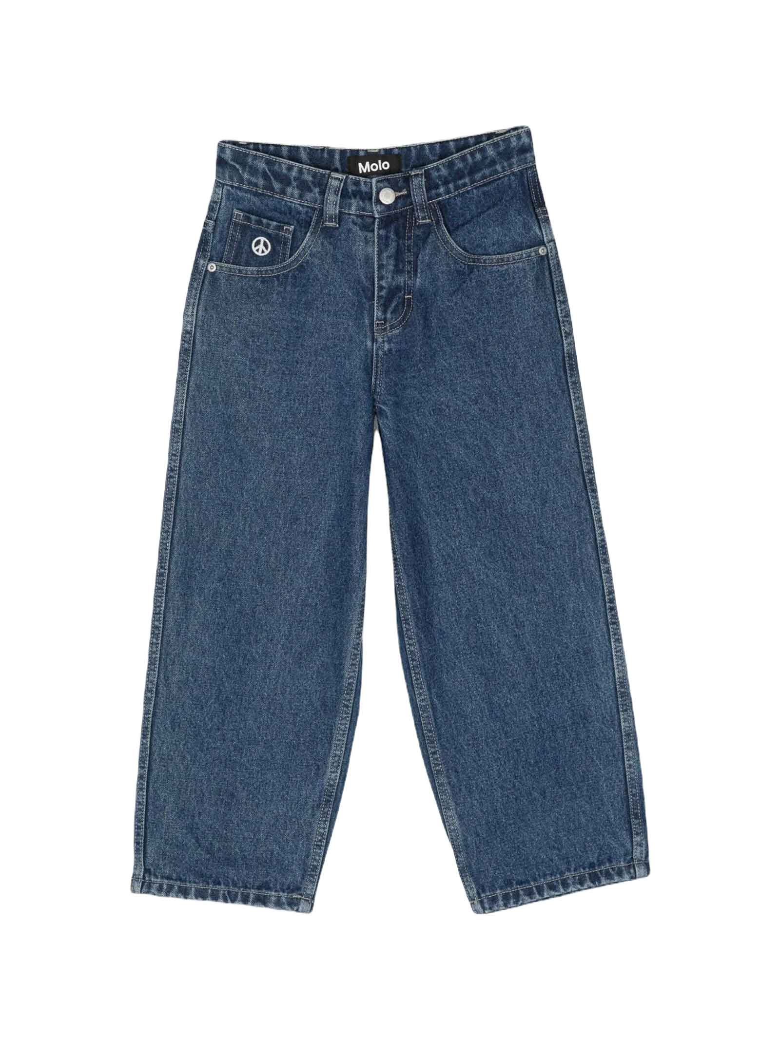 Shop Molo Blue Jeans Boy Kids