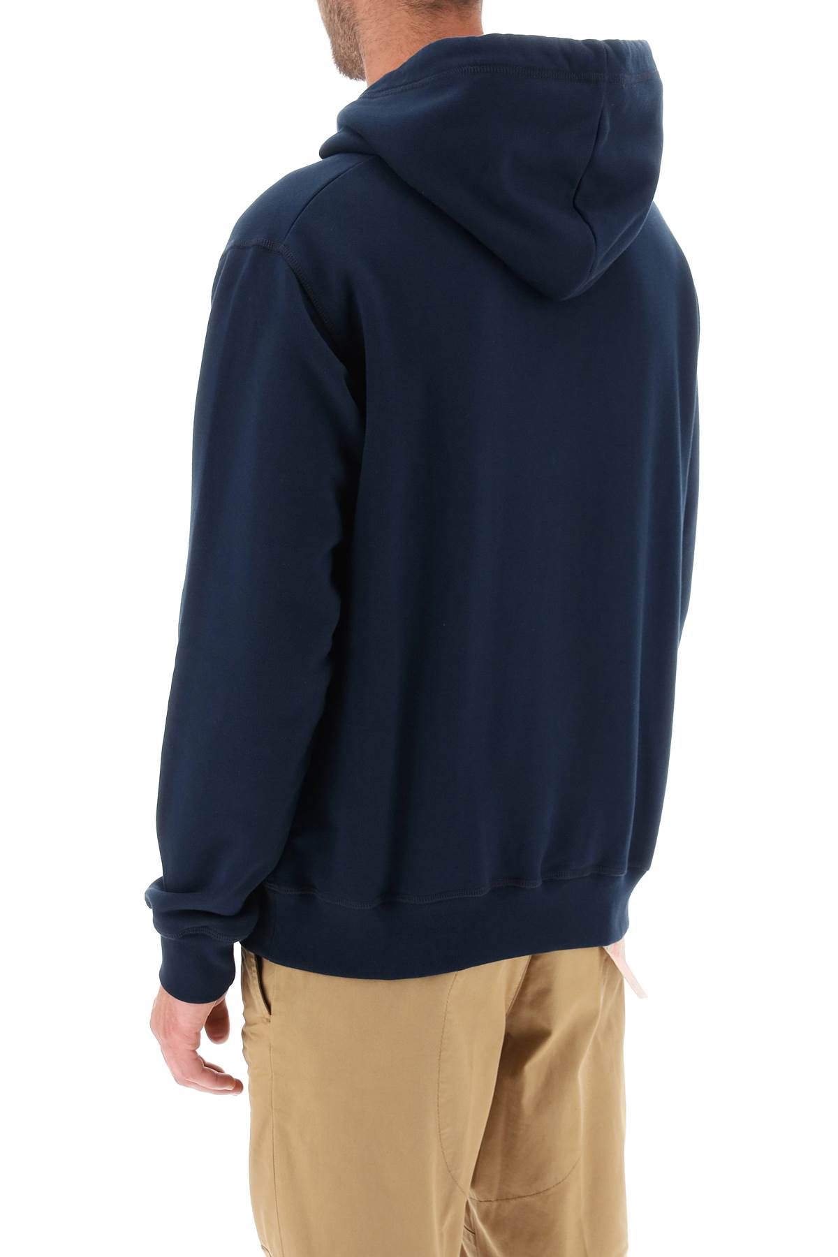 Shop Dsquared2 University Cool Fit Hoodie In Navy Blue (blue)