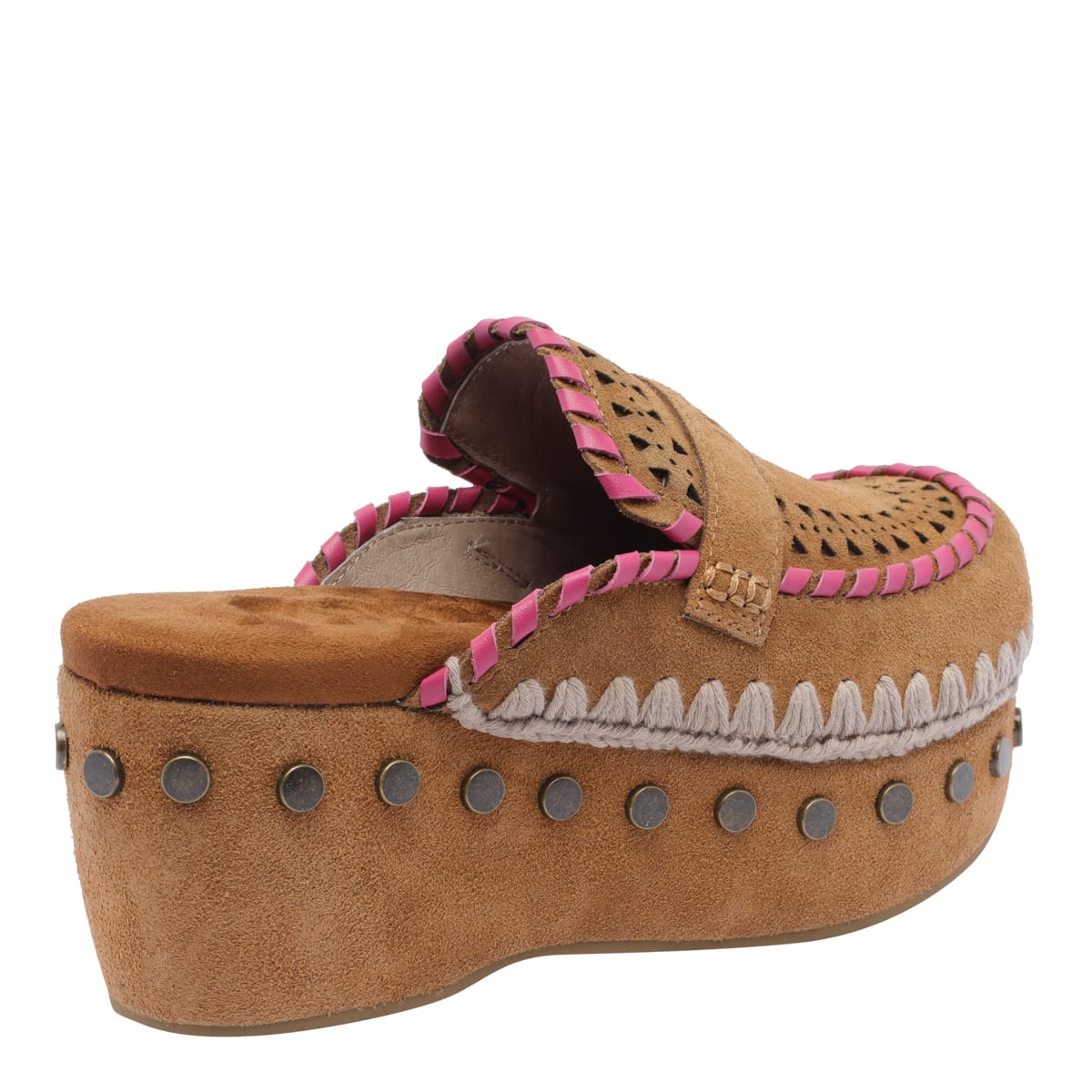 Mou Clog Mules In Brown