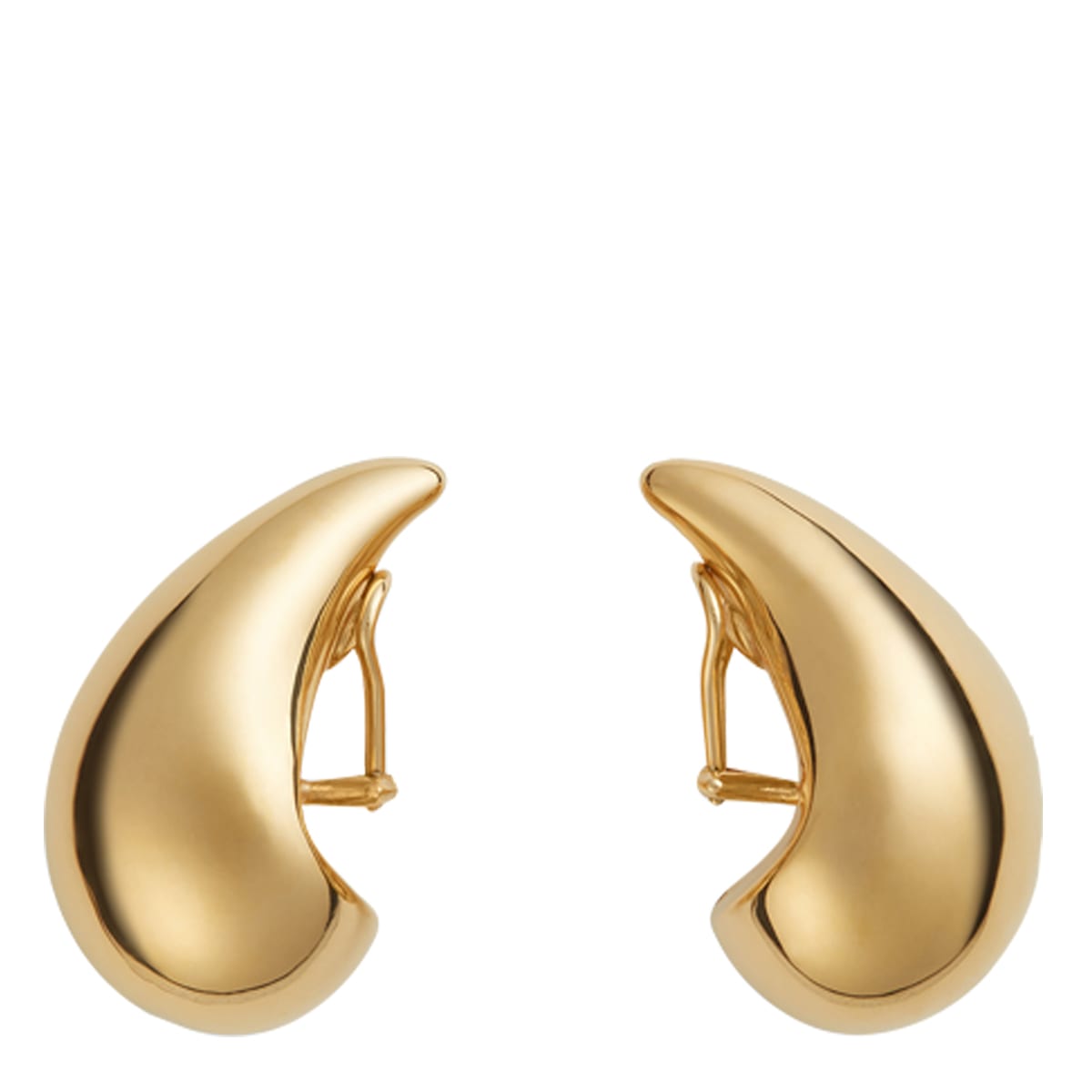 Shop Bottega Veneta Medium Drop Earrings In Golden