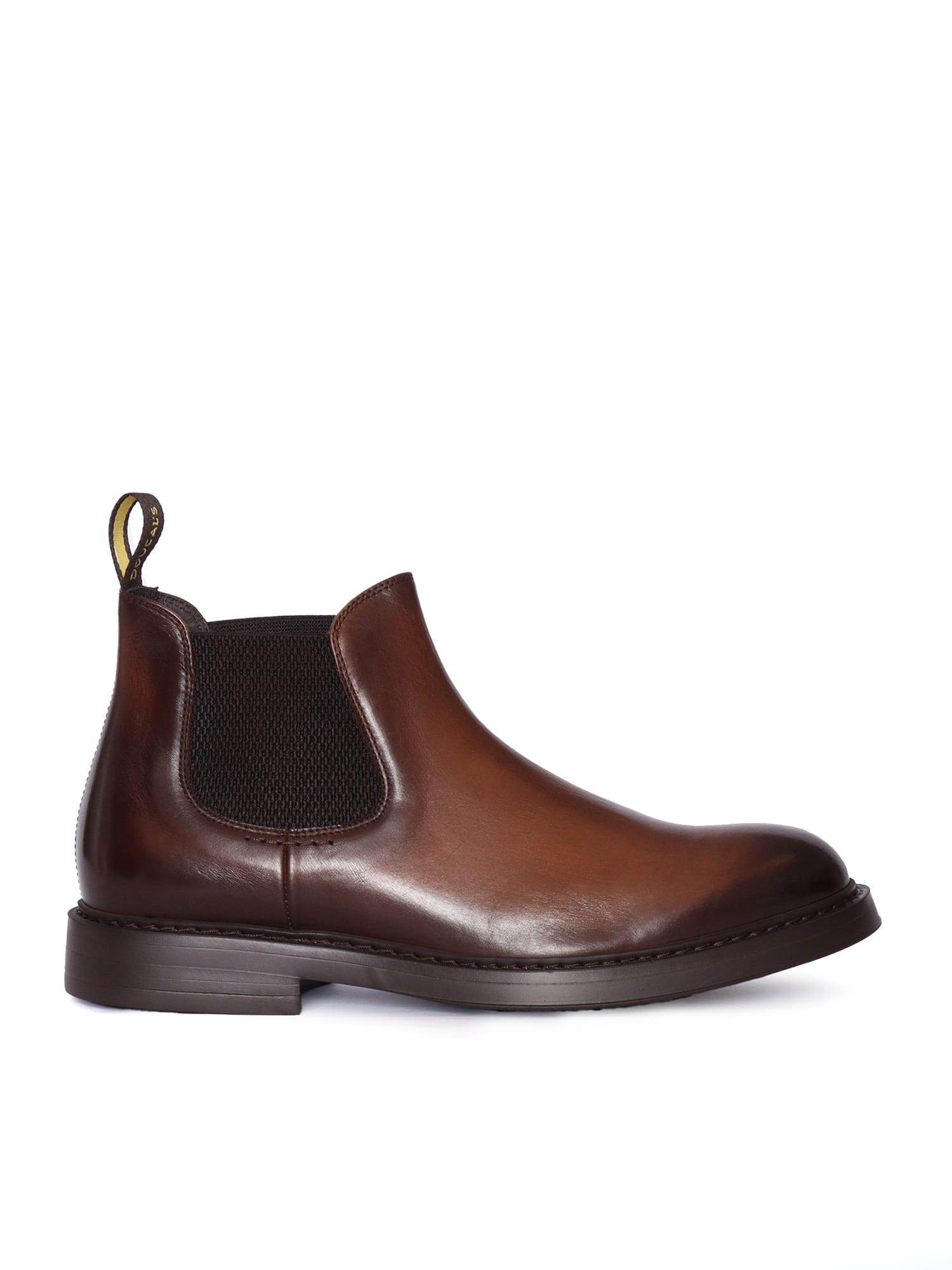 Doucal's Elasticated-panel Chelsea Boots In Brown