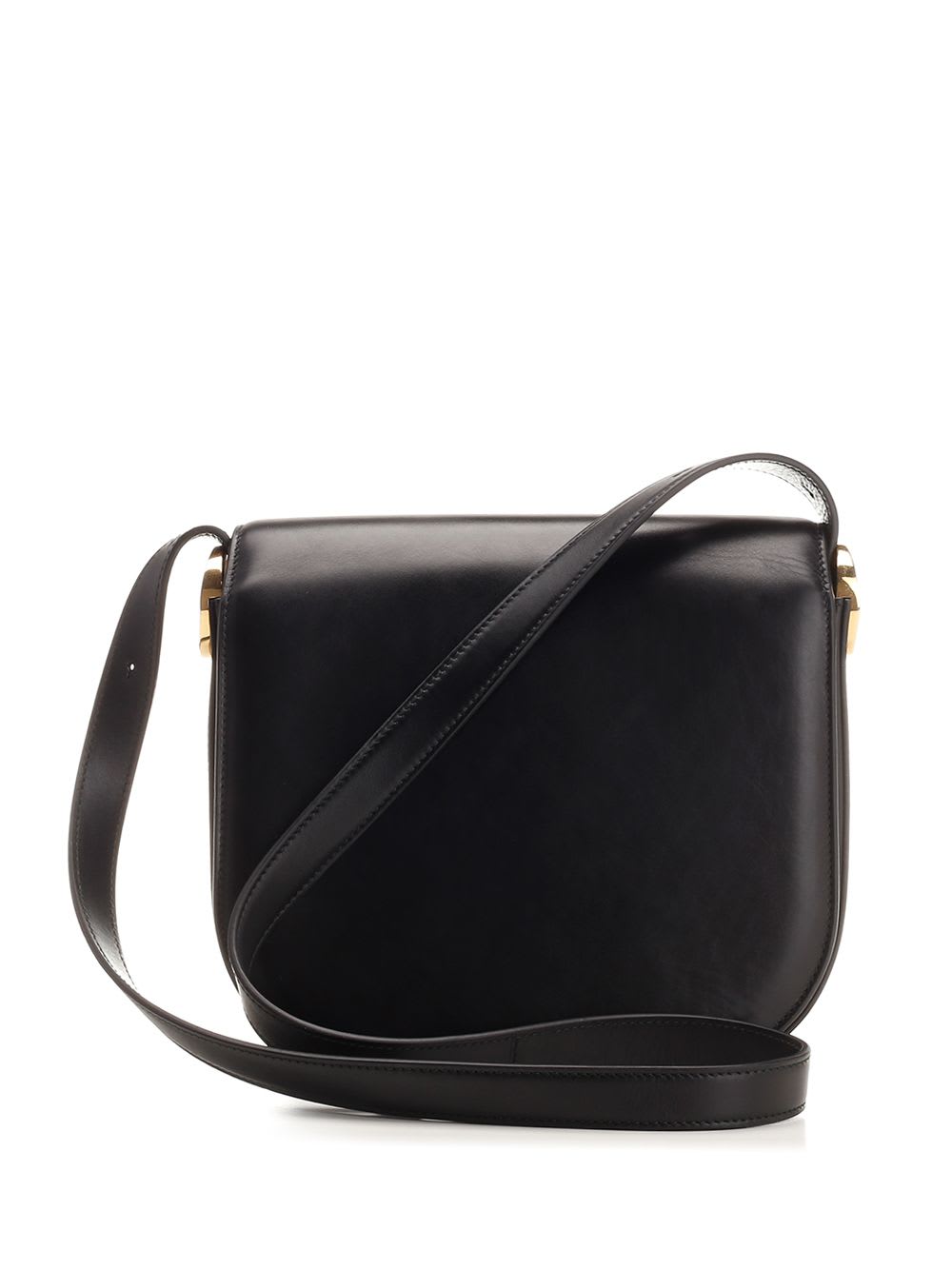 Shop Jil Sander Medium Coin Shoulder Bag In Black