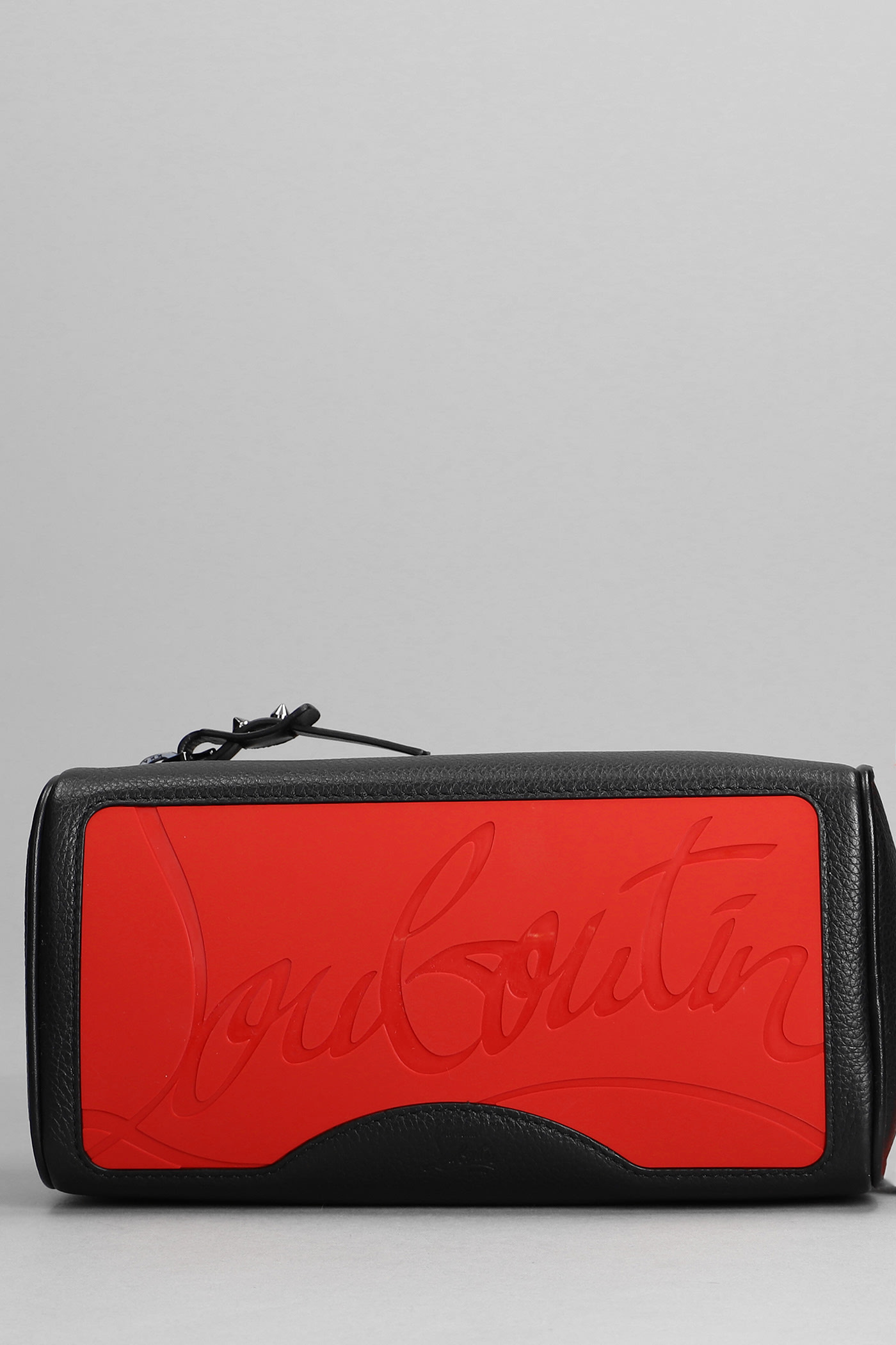 Shop Christian Louboutin Blaster Clutch In Black Leather