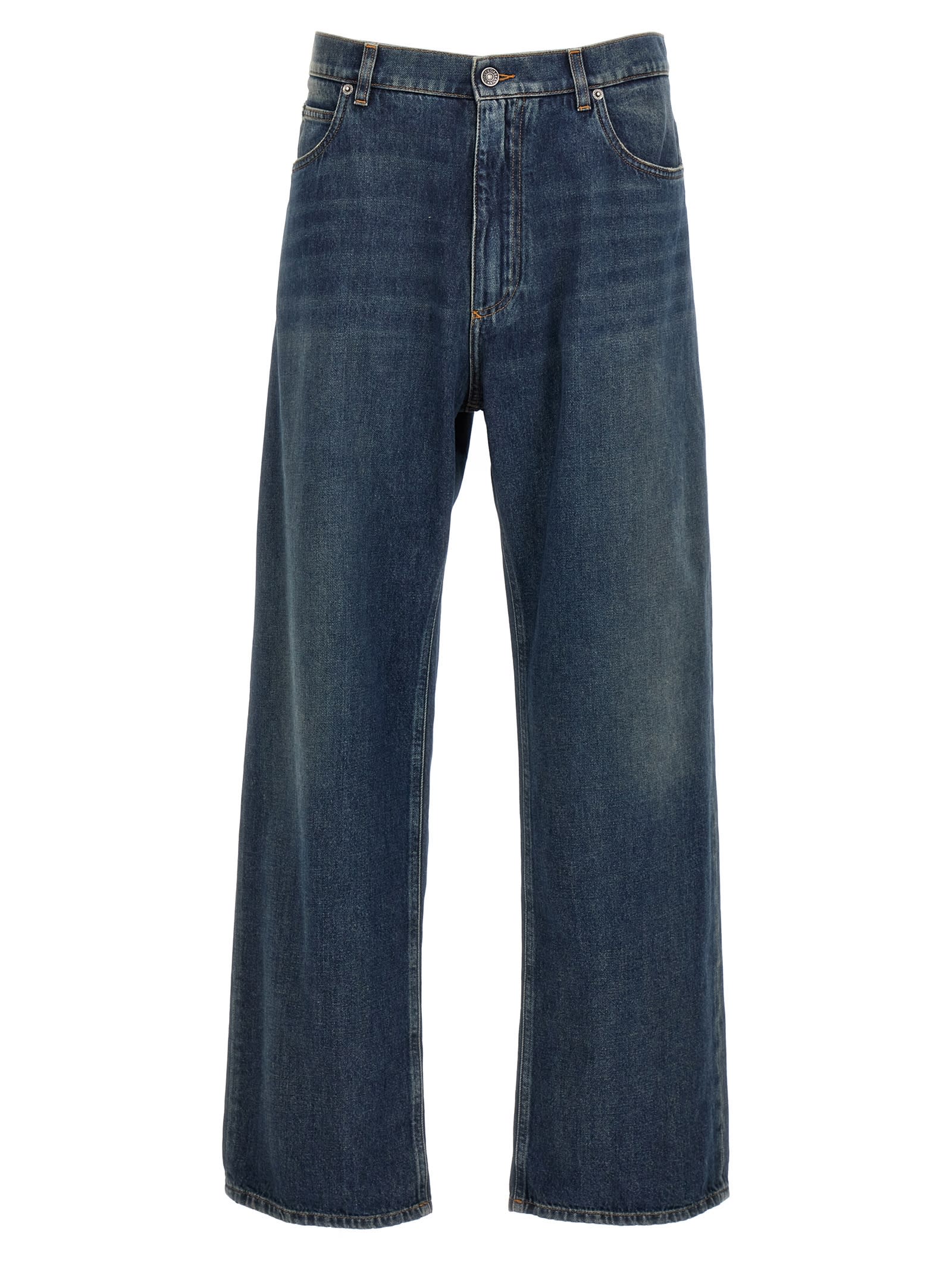 Shop Dolce & Gabbana Regular Jeans In Multicolor