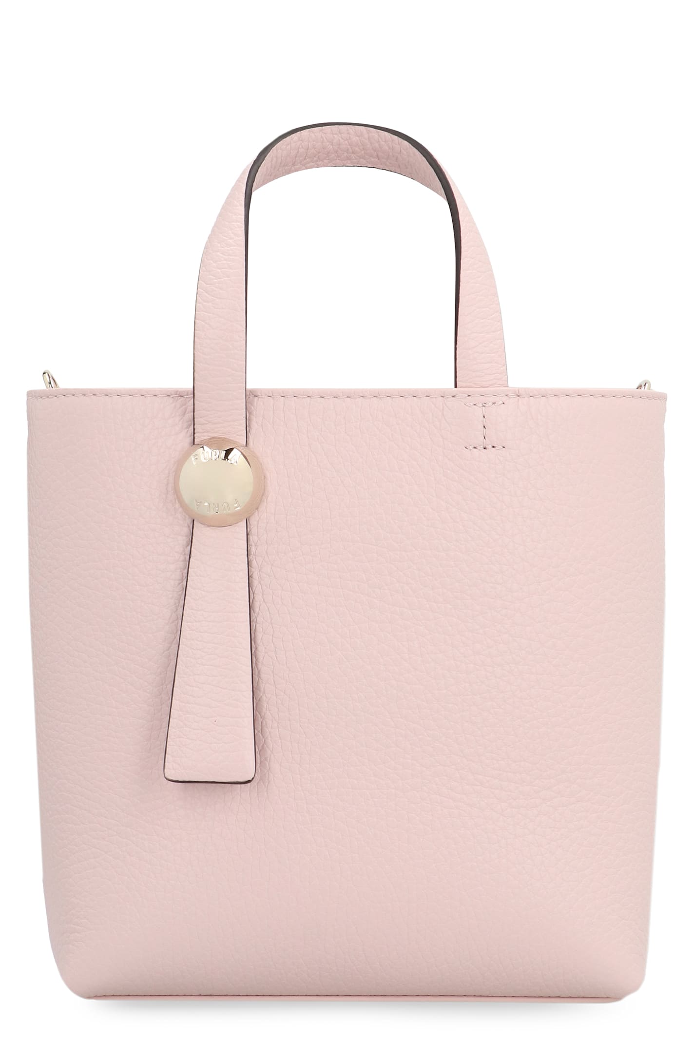 Shop Furla Sfera Leather Handbag In Corolla