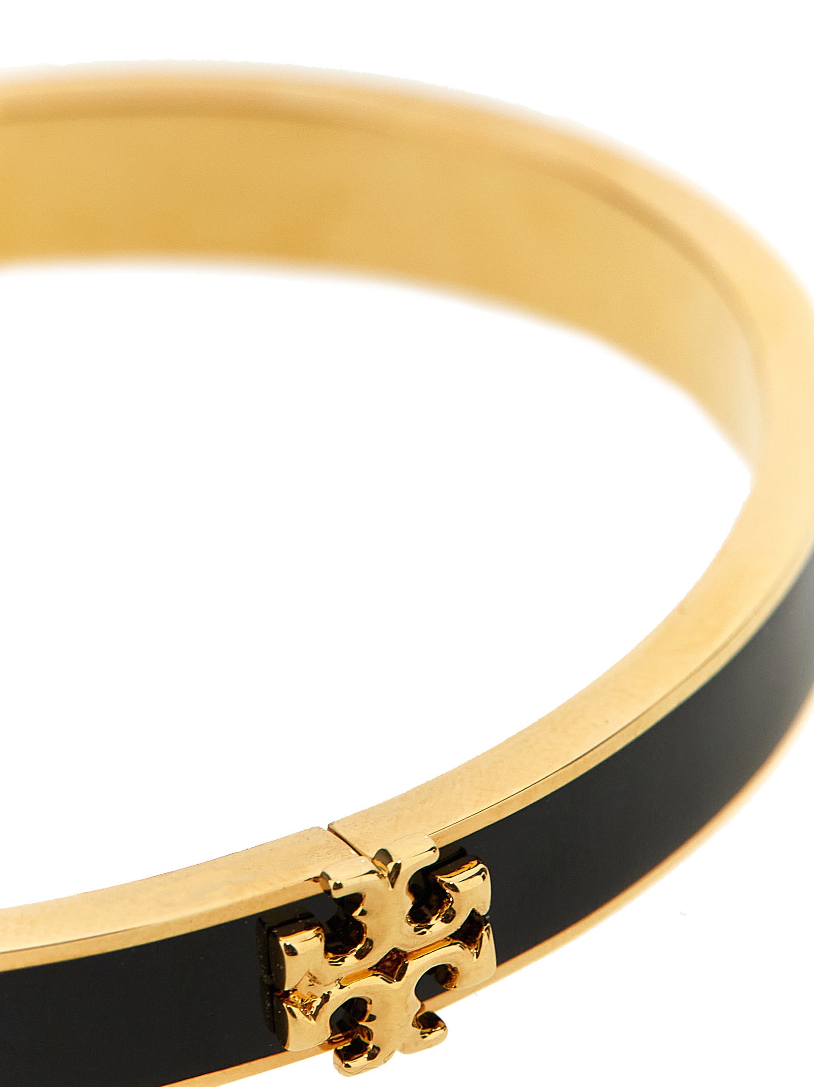 Shop Tory Burch Kira Bracelet In Tory Gold/black