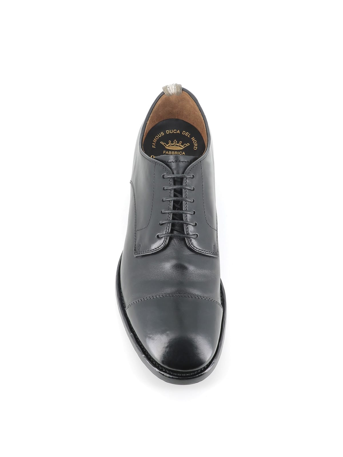 Officine Creative Derby Vanderbilt Caou/011 In Black