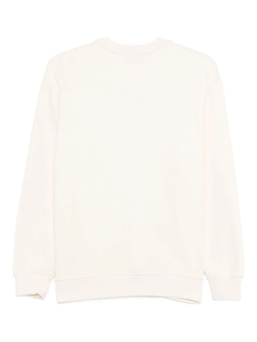 Msgm Sweatshirt With Logo In Neutral