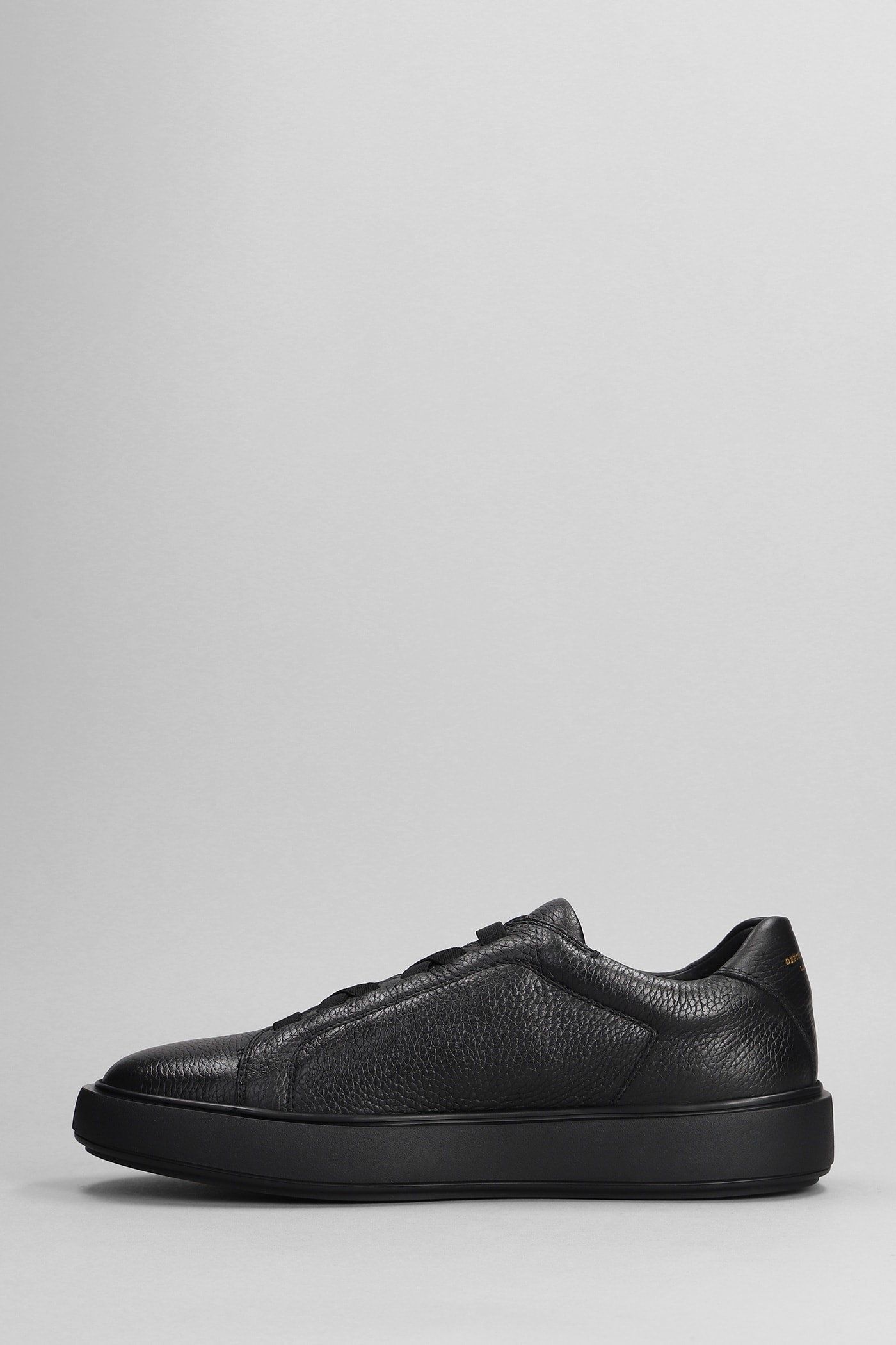 Shop Officine Creative Slouch 001 Sneakers In Black Leather