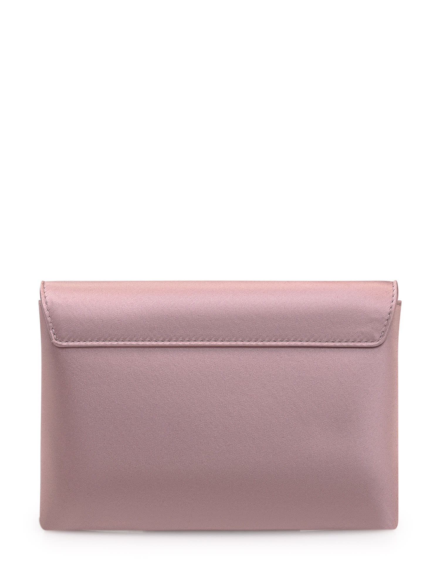 Shop Versace La Medusa Pouch In Dusty Rose-oro