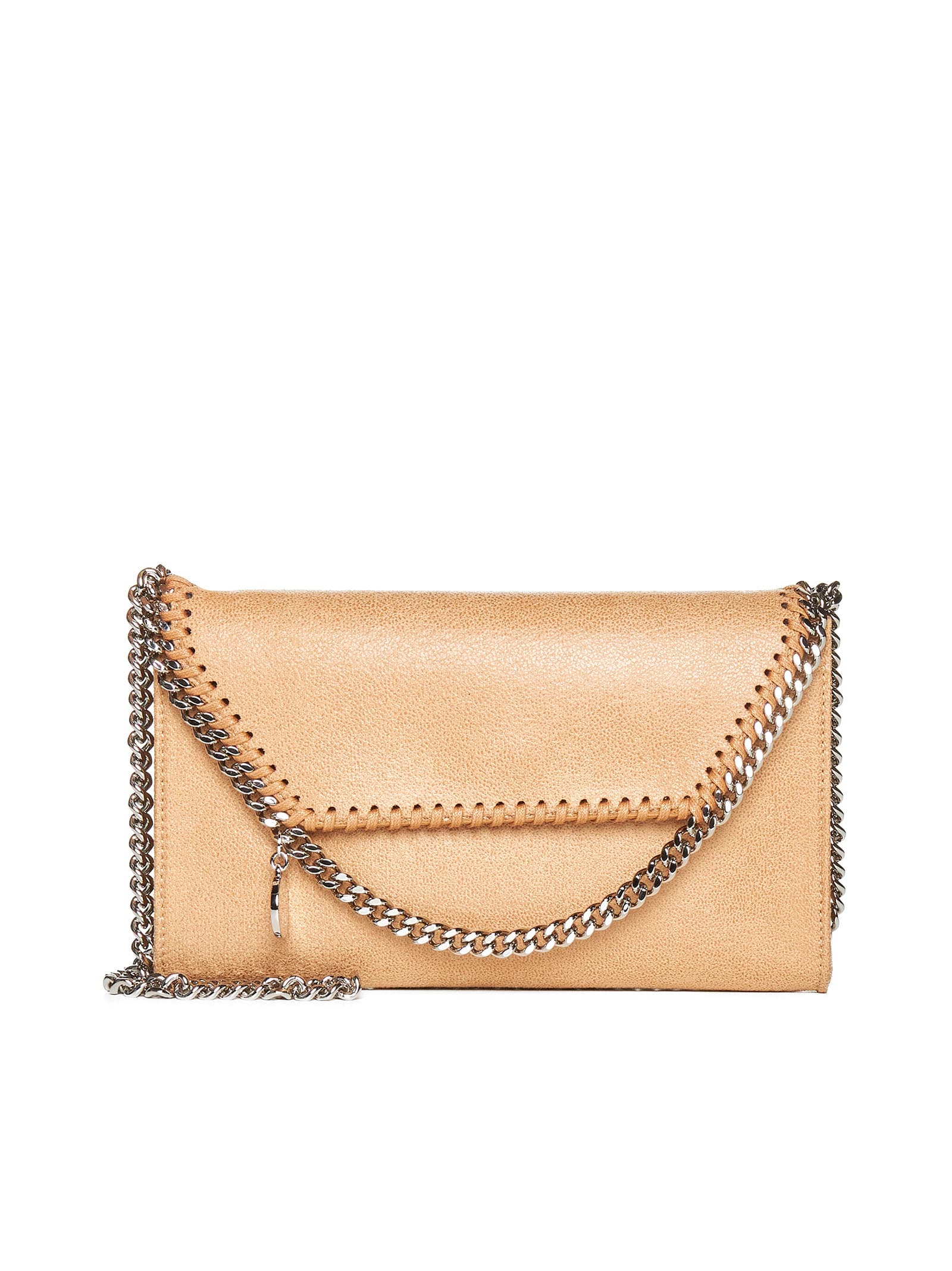 Shop Stella Mccartney Shoulder Bag In Fawn