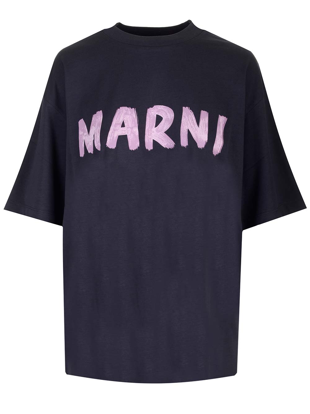 Shop Marni Singature T-shirt In Blu