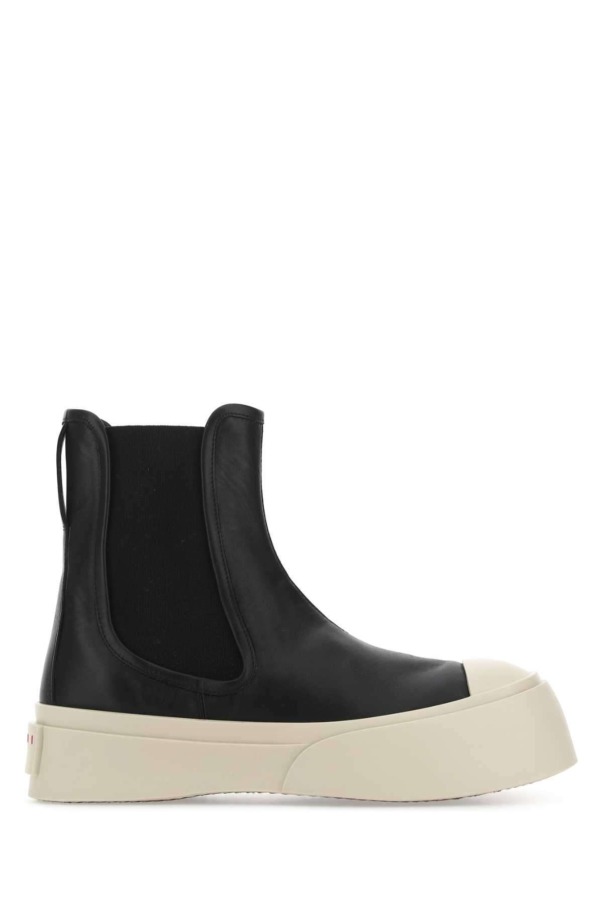 Black Nappa Leather Pablo Ankle Boots