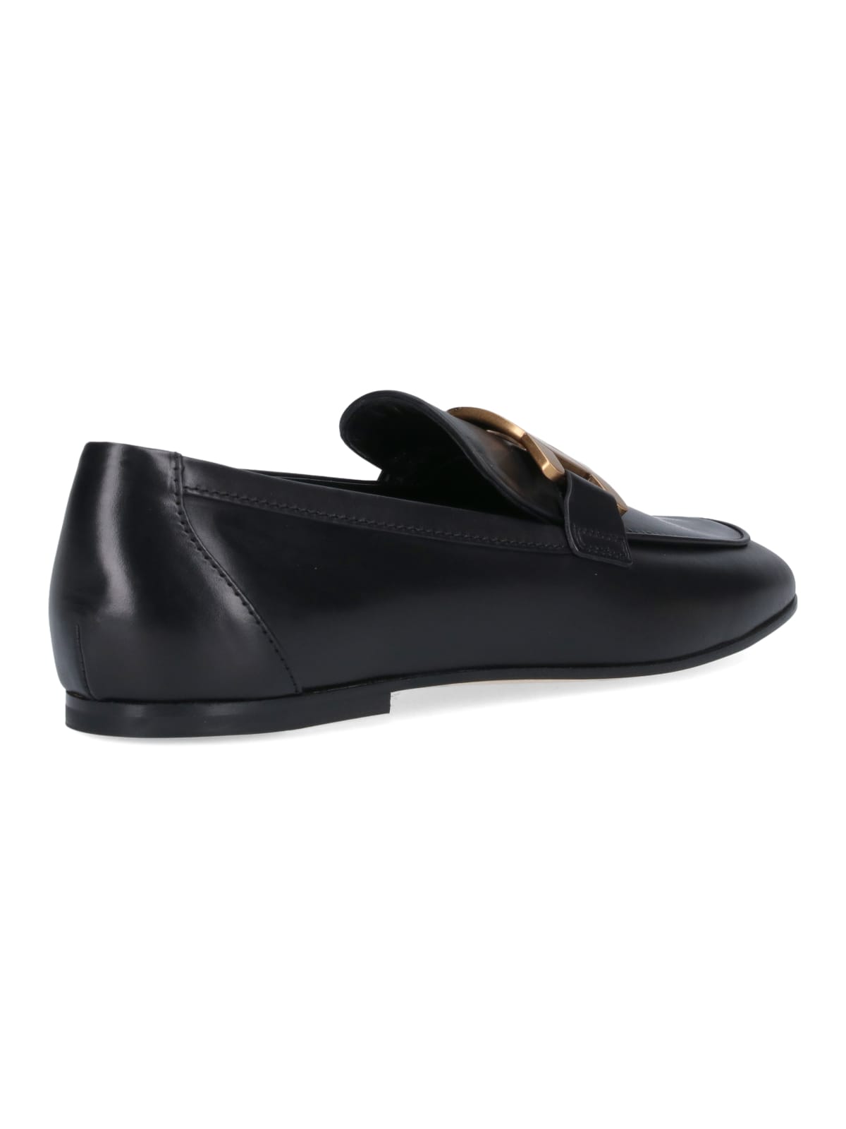 Shop Tod's Buckle Loafers In Black