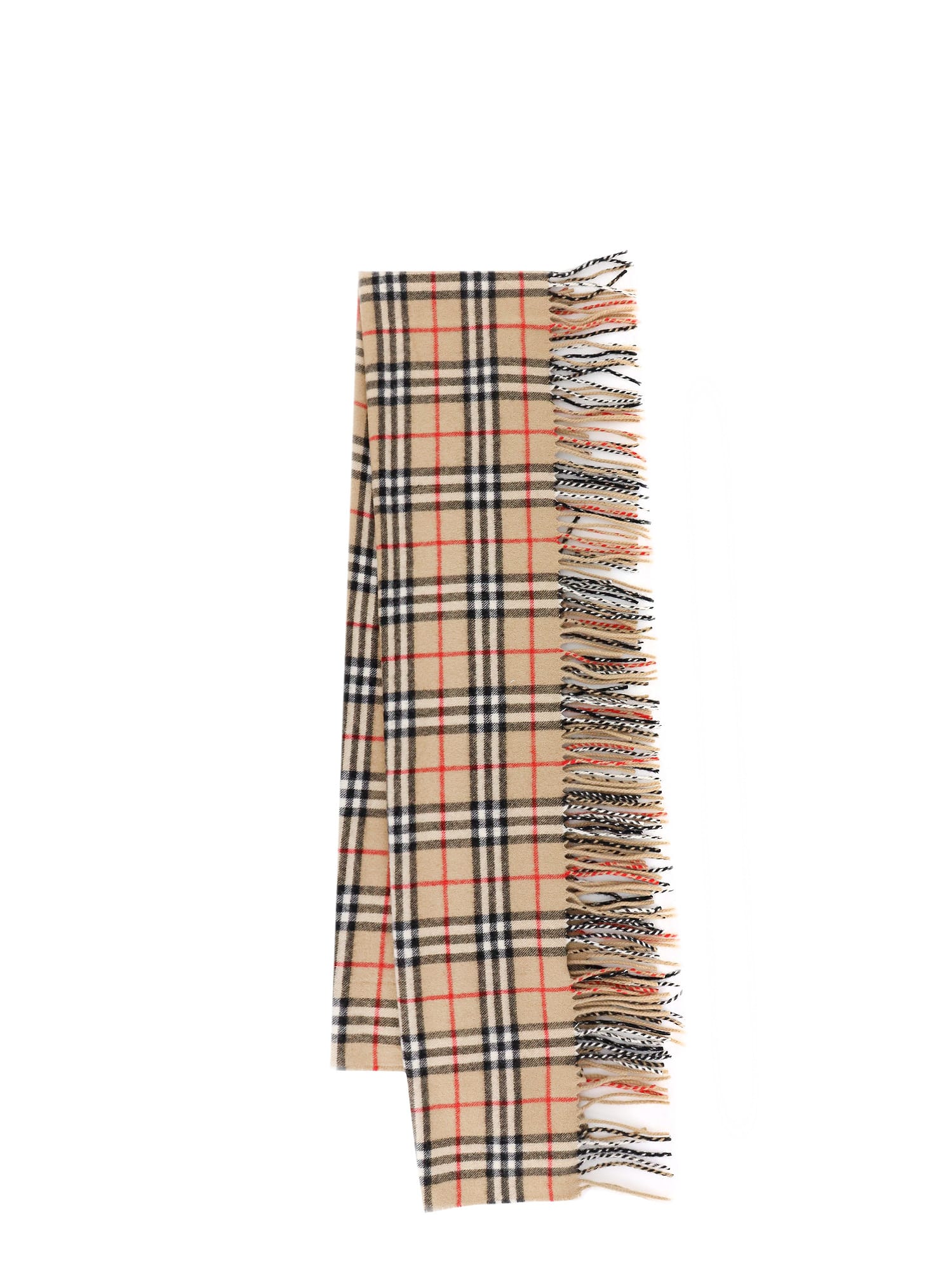 Shop Burberry Scarf In Archive Beige