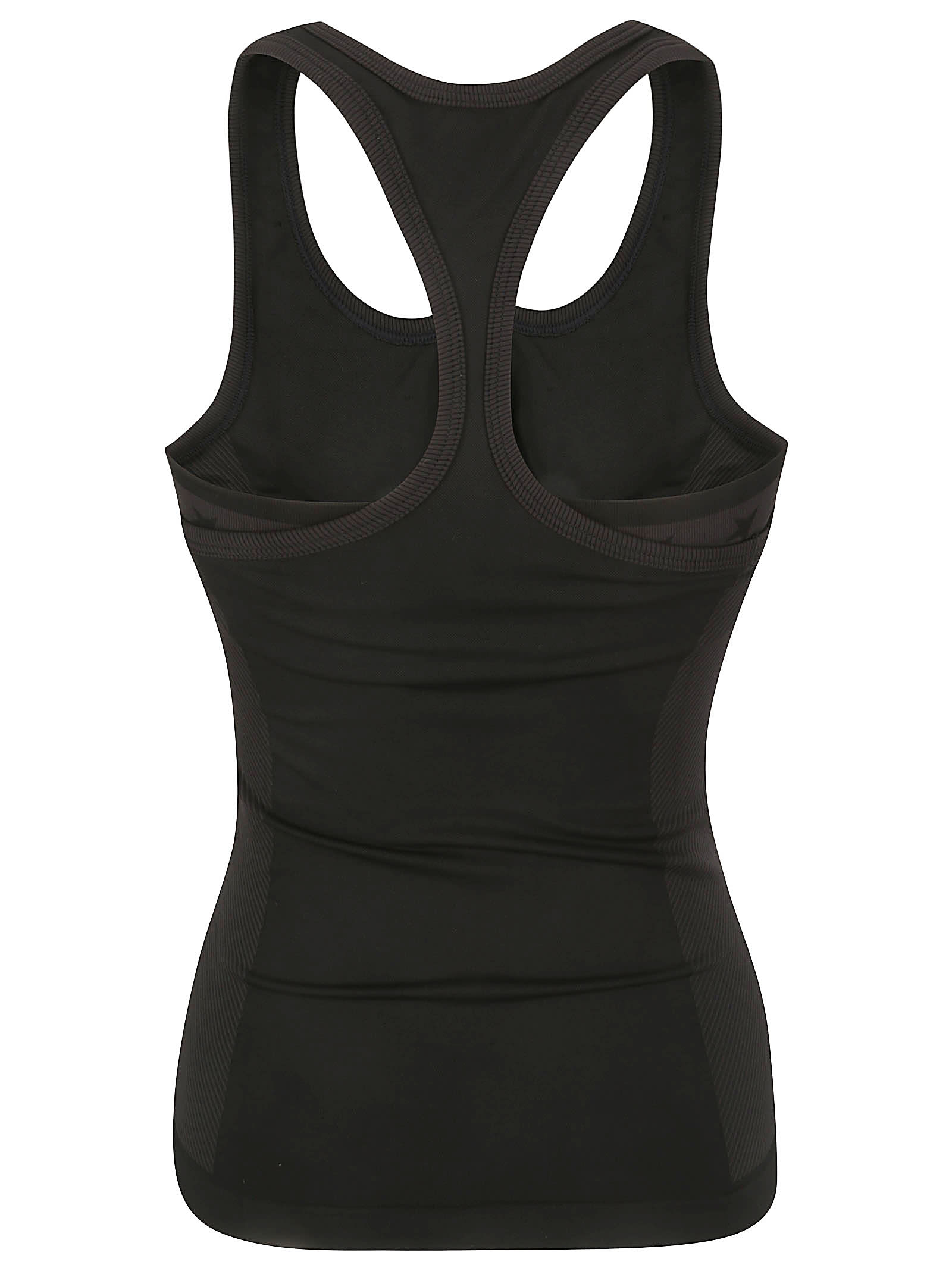 Golden Goose Star Ws Racerback Tank Top With Bra Mixed Technic In 90289