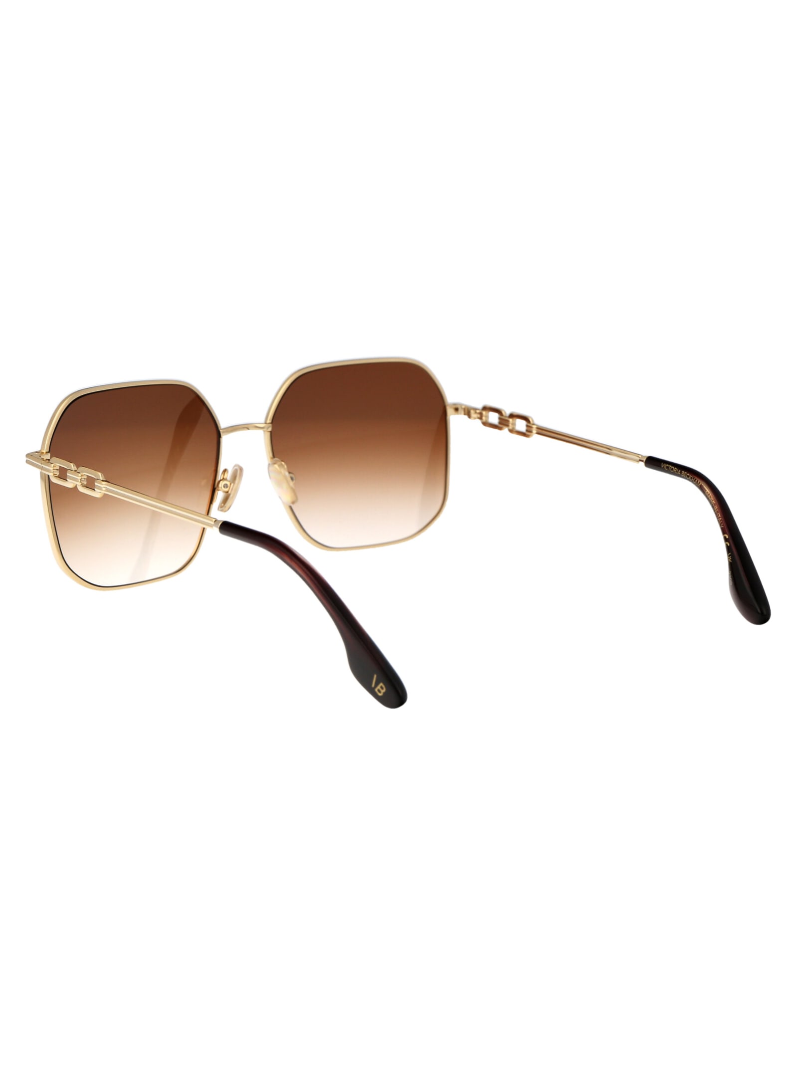 Shop Victoria Beckham Vb232s Sunglasses In 723 Gold/honey