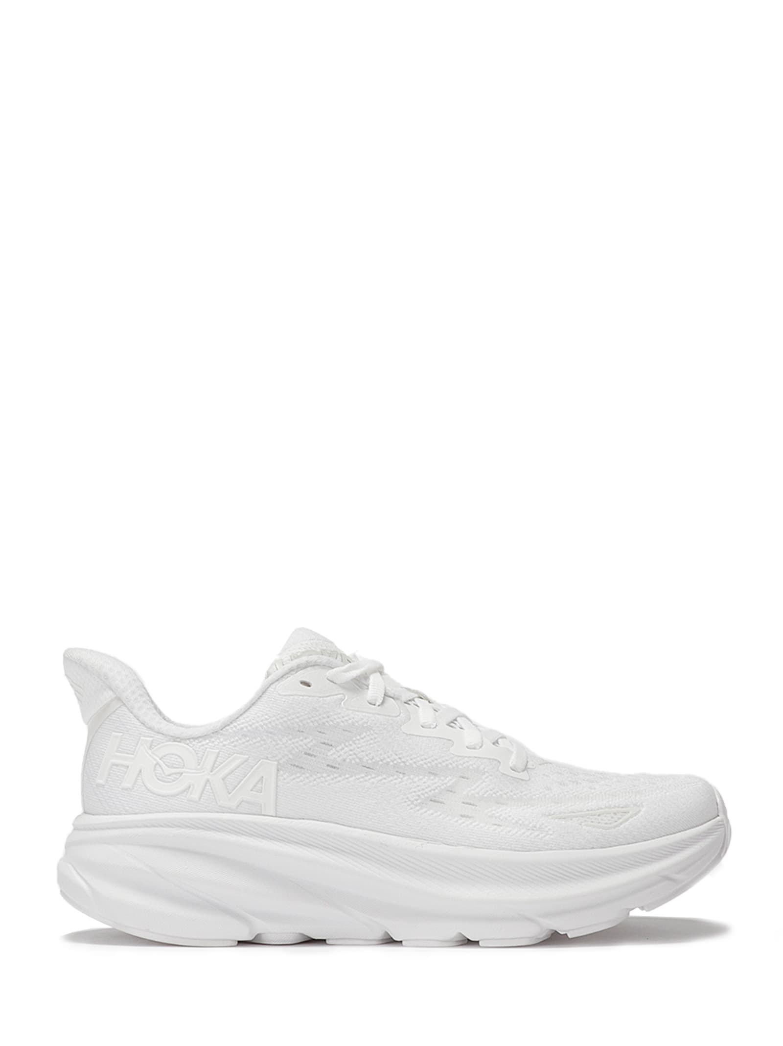 Hoka Clifton 9 In White / White