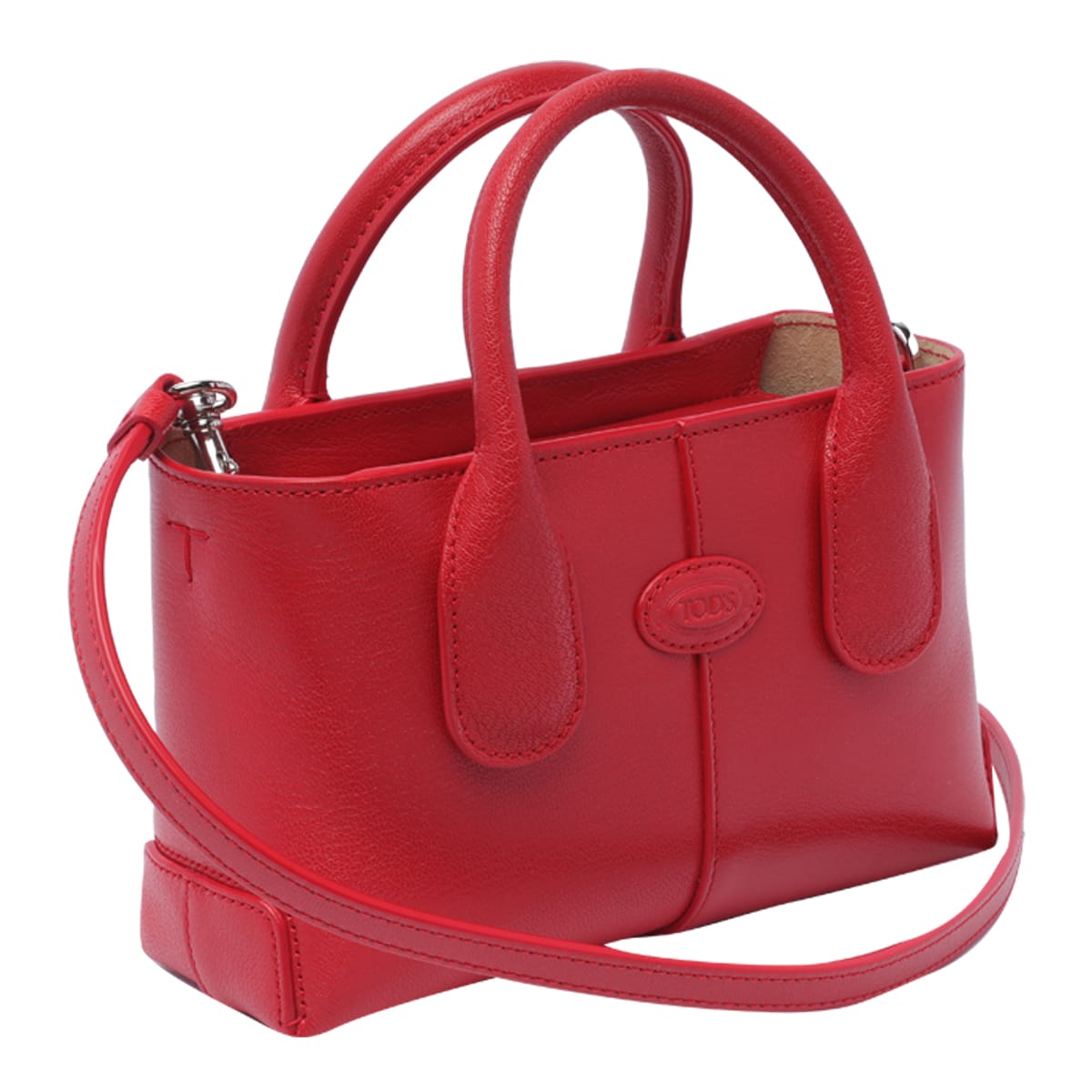 Shop Tod's Nikita Handbag In Red