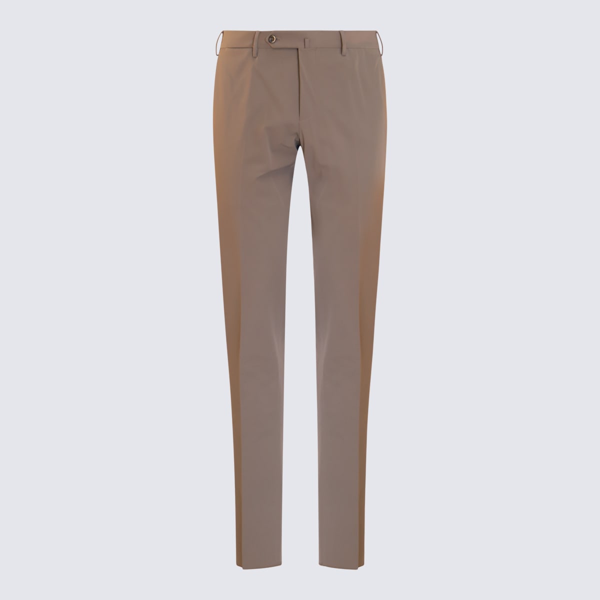 Shop Pt Torino Tobacco Cotton Pants In Brown