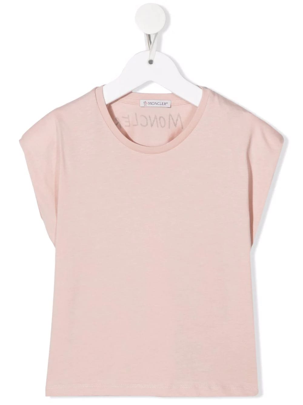 Moncler Kids Pink T-shirt With Back Print