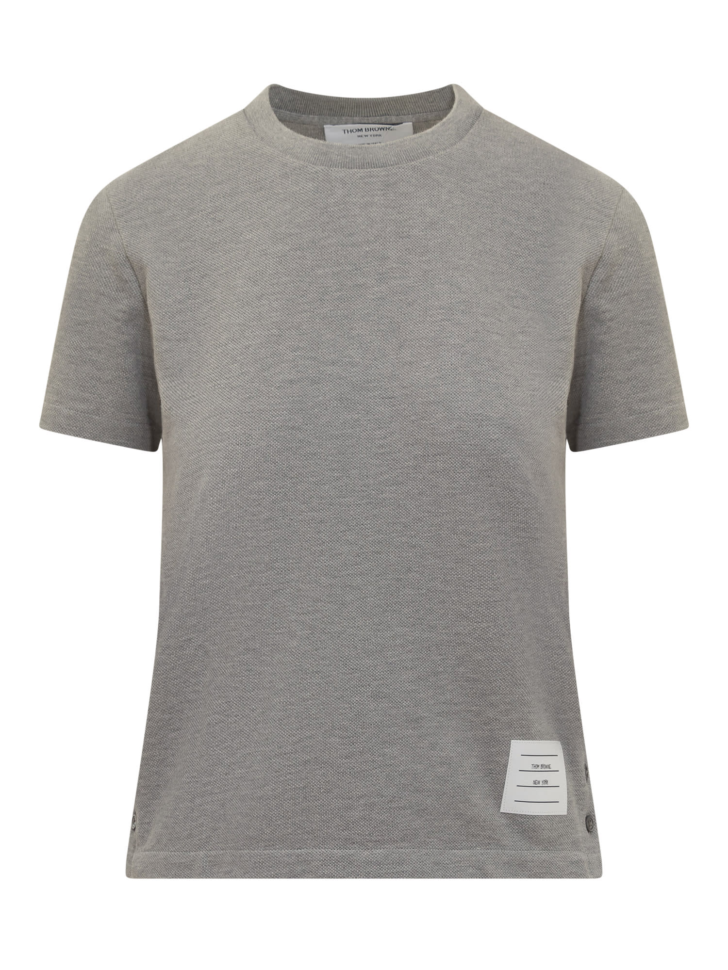 THOM BROWNE T-SHIRT WITH LOGO