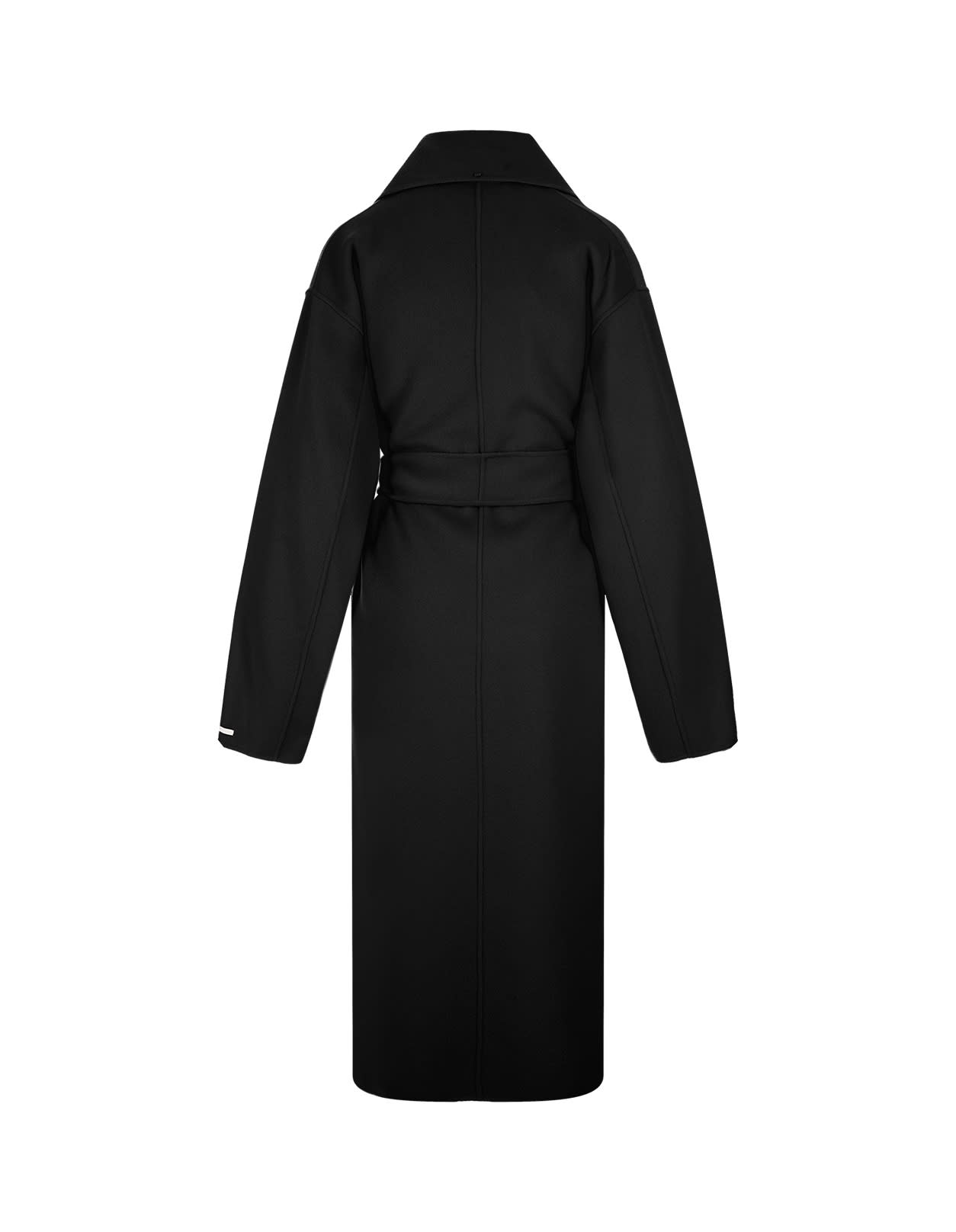 Shop Sportmax Black Polka Coat