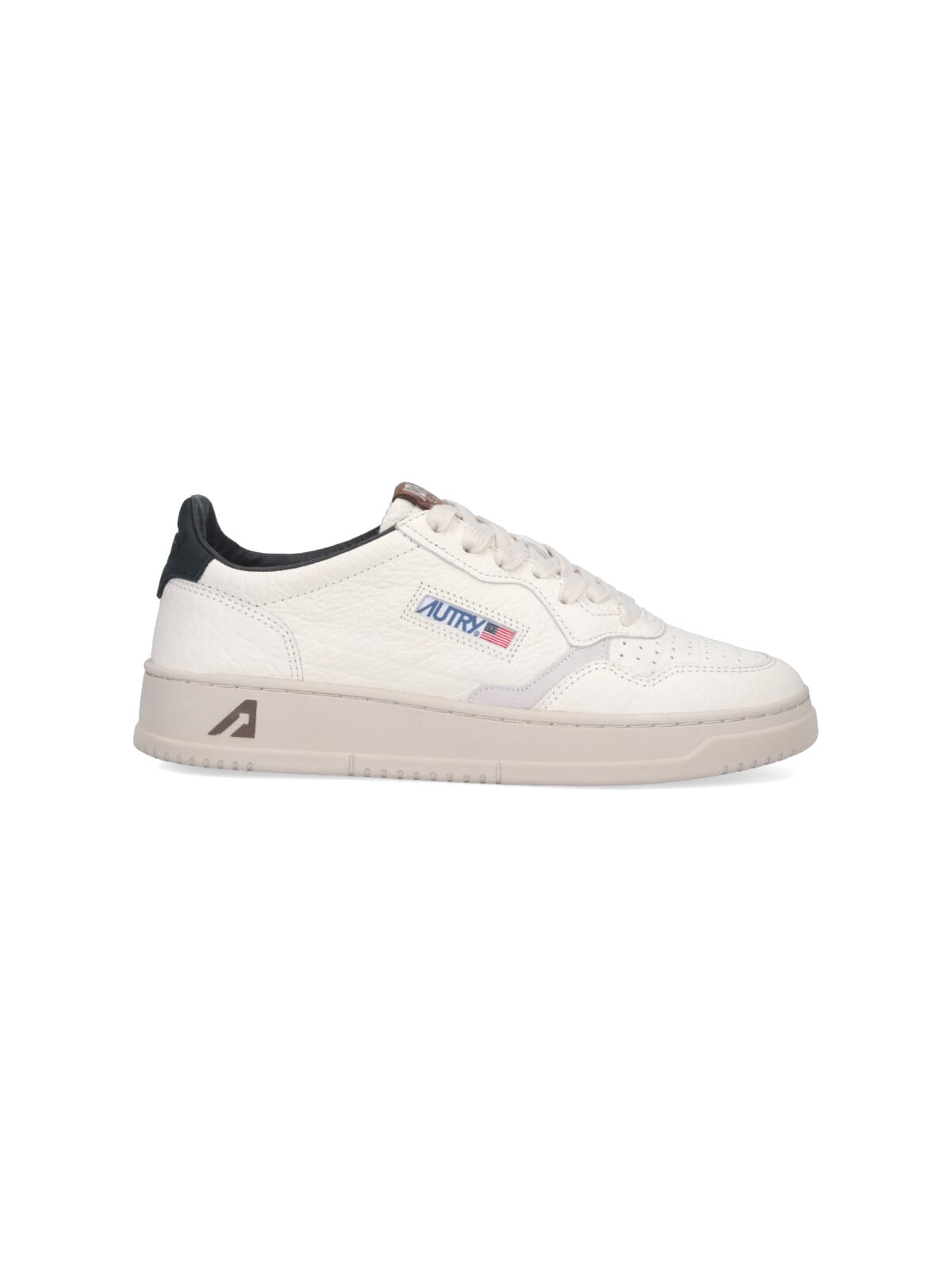 Autry Medalist Leather Low-top Sneakers In White