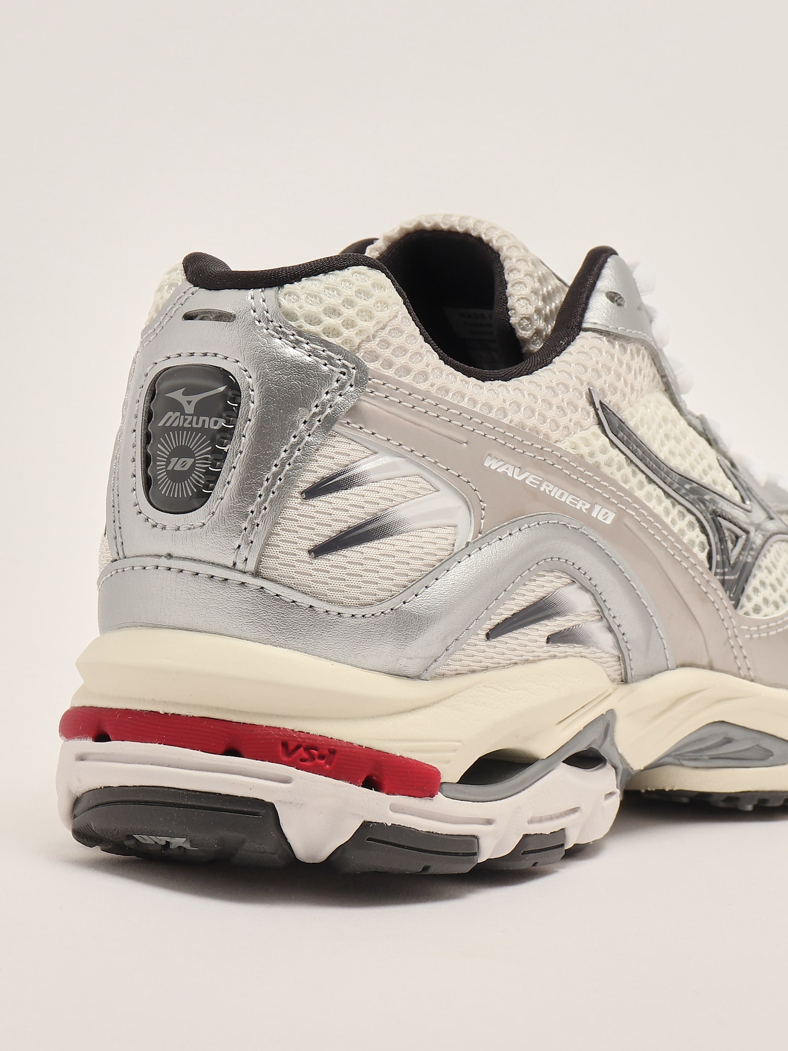 Mizuno Wave Rider 10 S Sneaker In Ghiaccio-sporco-rythmic