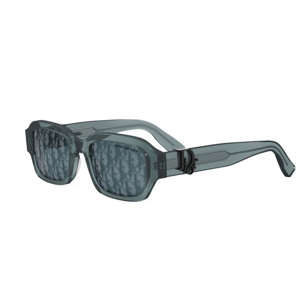 Dior Oblique S2i 52mm Rectangular Sunglasses In Blue