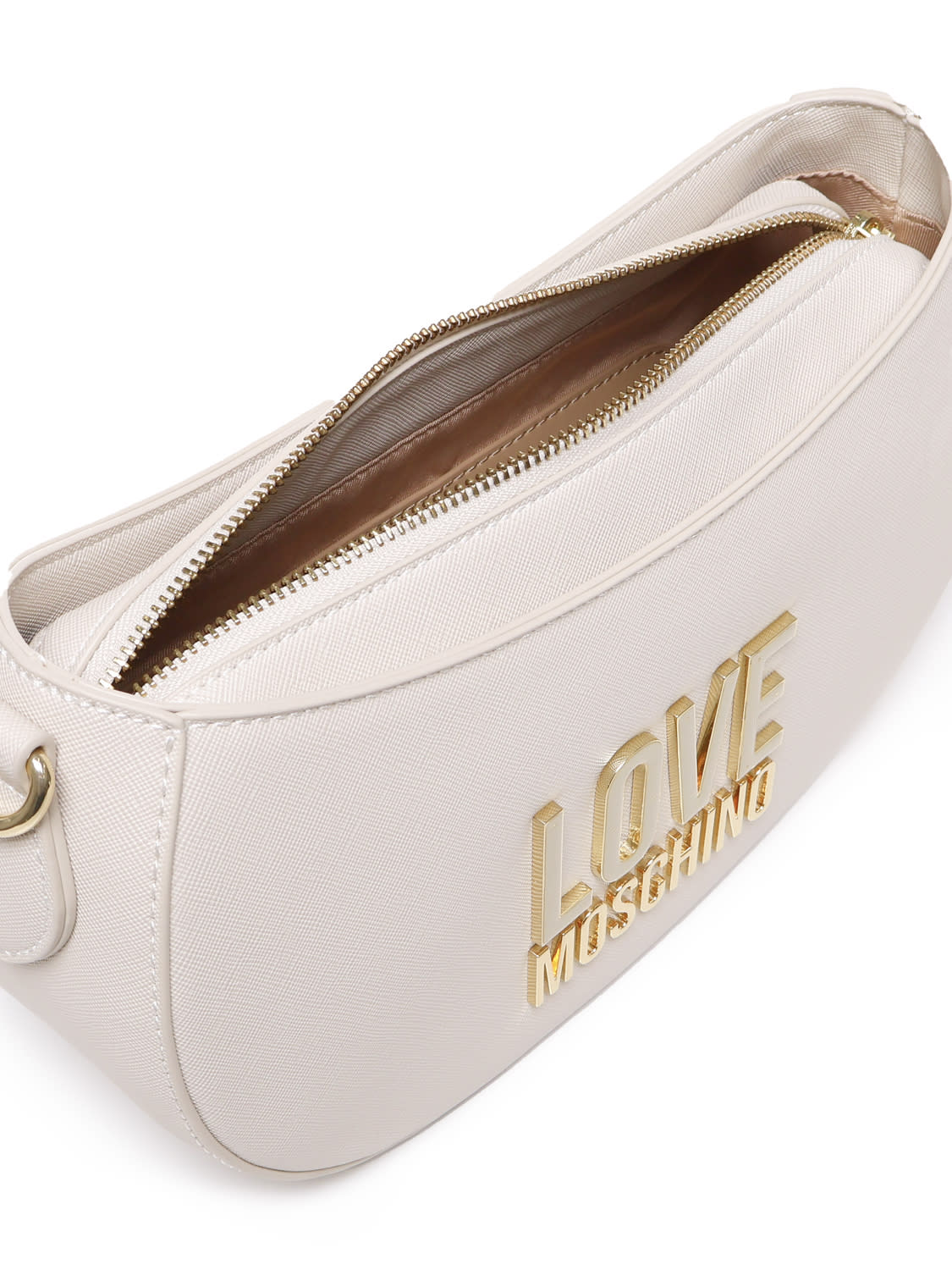 Shop Love Moschino Jelly Shoulder Bag In White