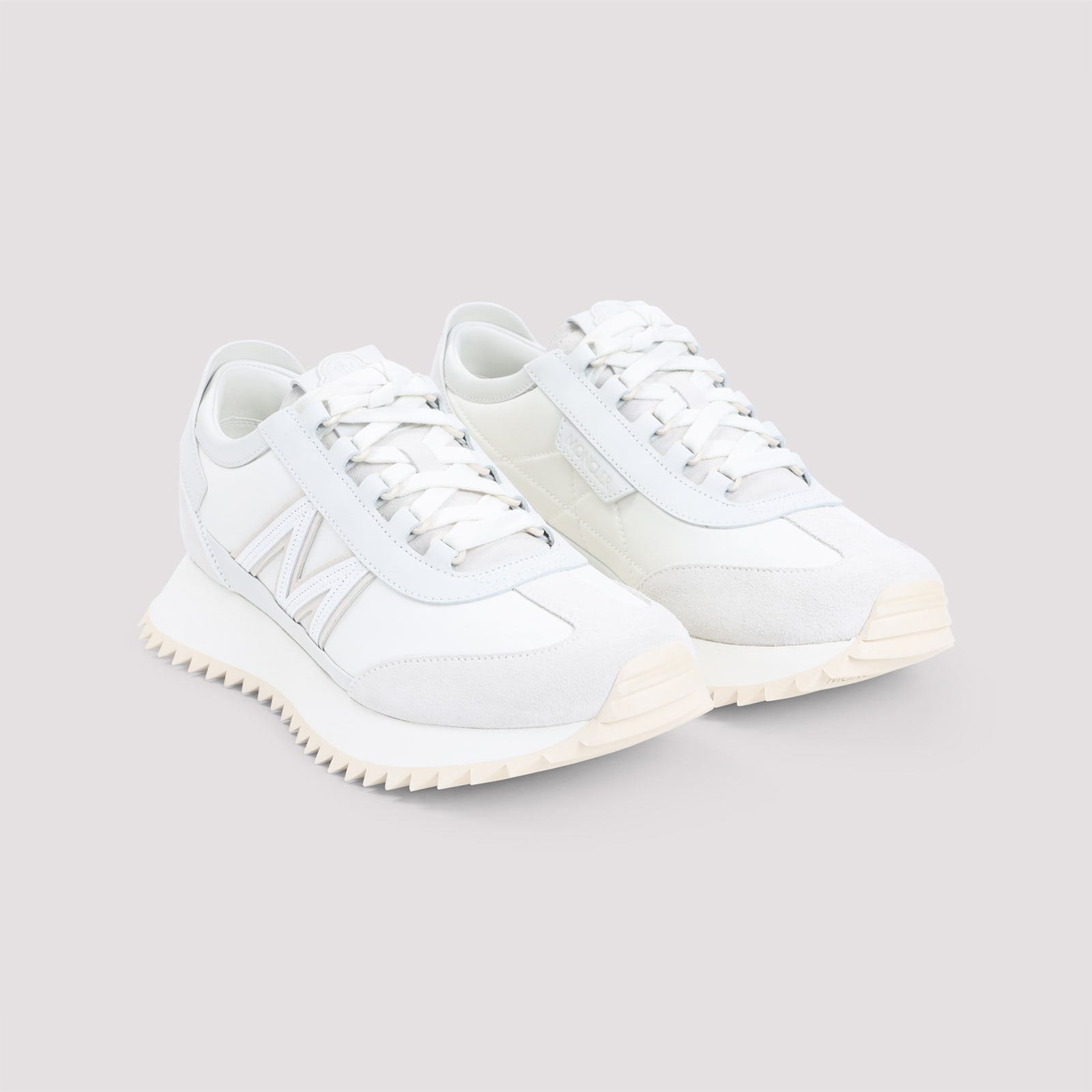 Moncler Low-top Sneakers With Distinctive Rubber Sole