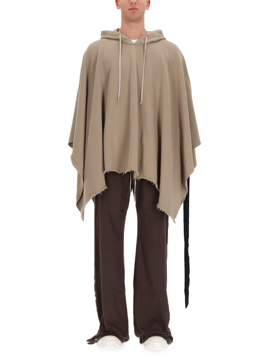 Drkshdw Cape With Hood In Animal Print