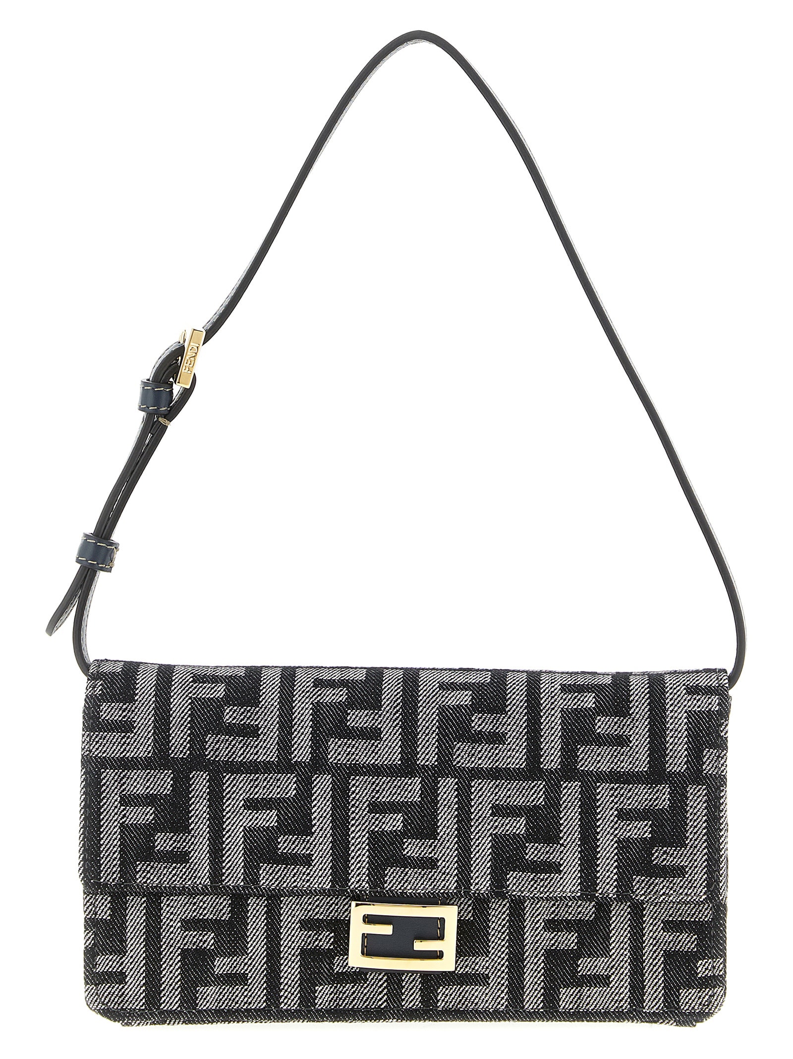 Fendi Women Wallet On Chain Tessuto Ff