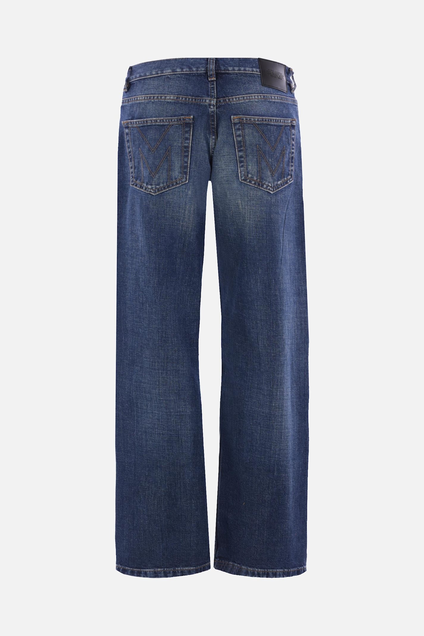 Marc Jacobs Belt Loops Faded Effect Five-pocket Style Trousers In Blue