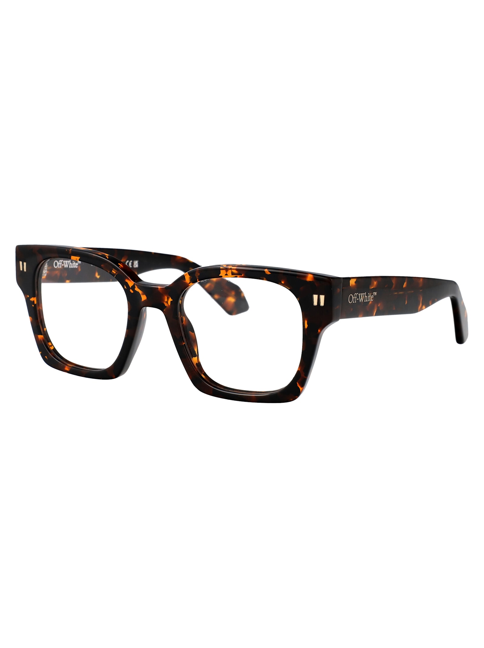 Off-white Off White Oerj077 Style 77 1000 Black Glasses In Havana