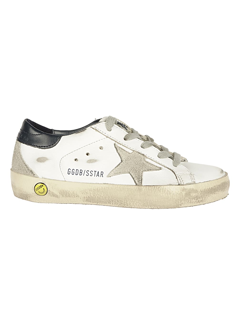 Golden Goose Super Star Leather Upper And Heel Suede Star And S
