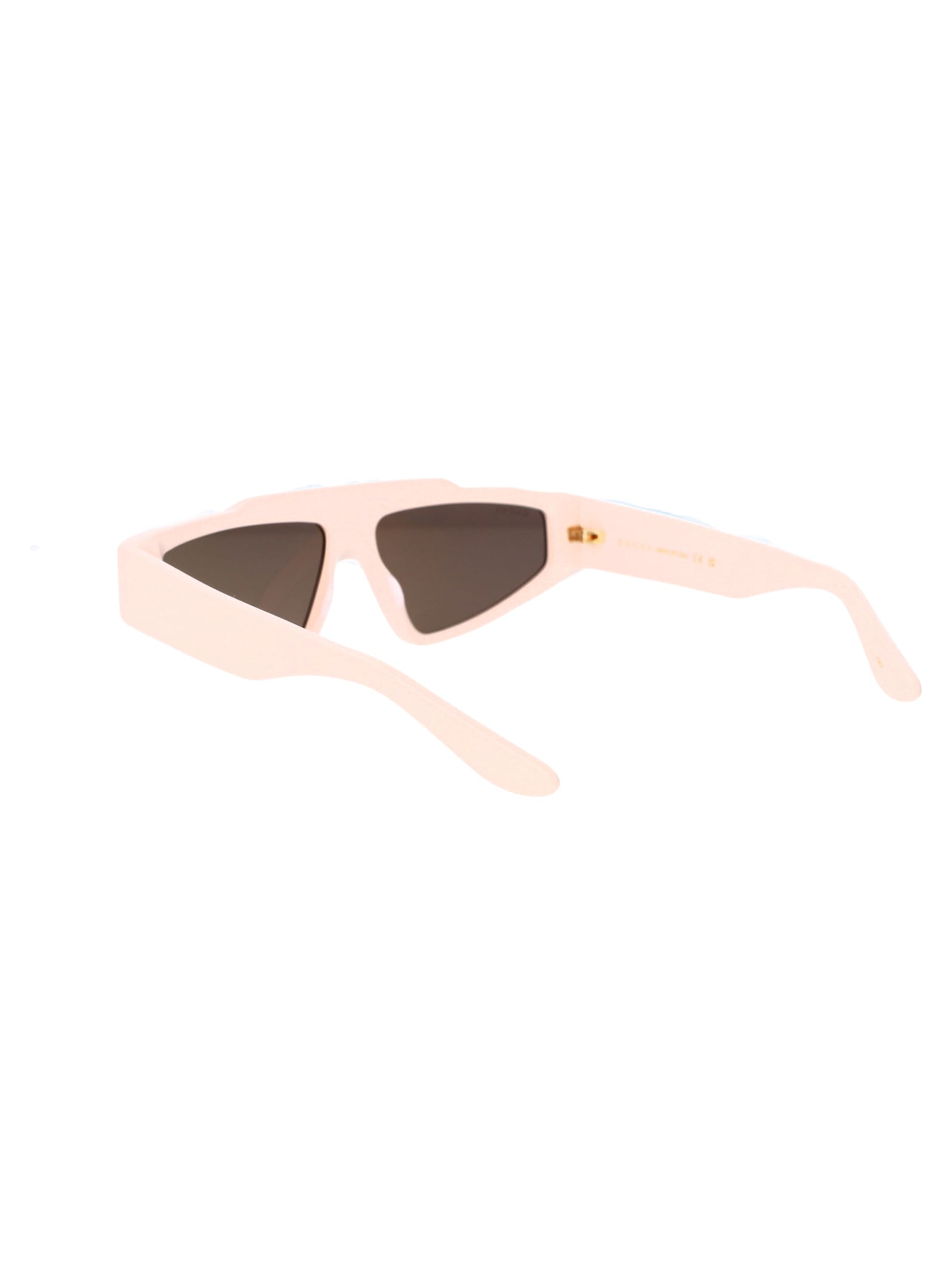 Shop Gucci Gg1591s Sunglasses In 005 Ivory Ivory Grey